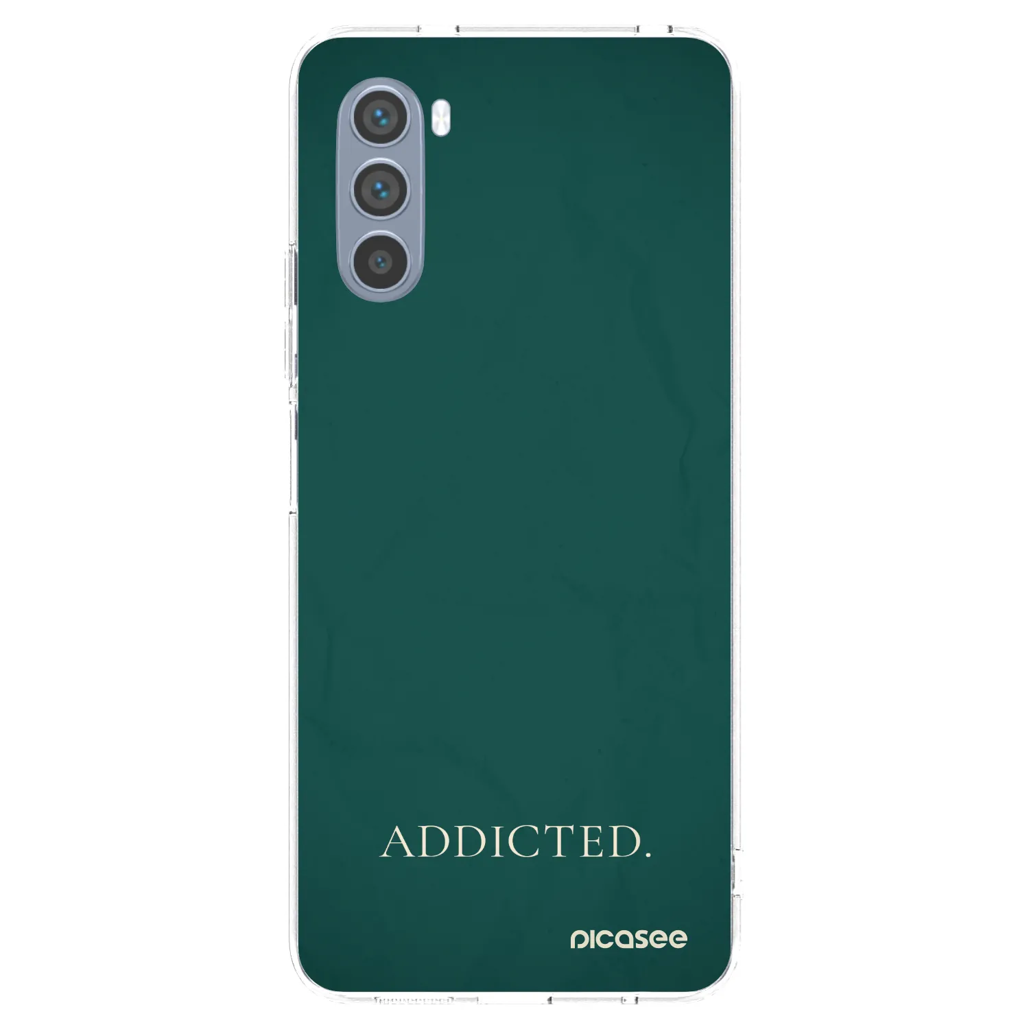 Picasee silikonový průhledný obal pro Motorola Moto G62 - Addicted