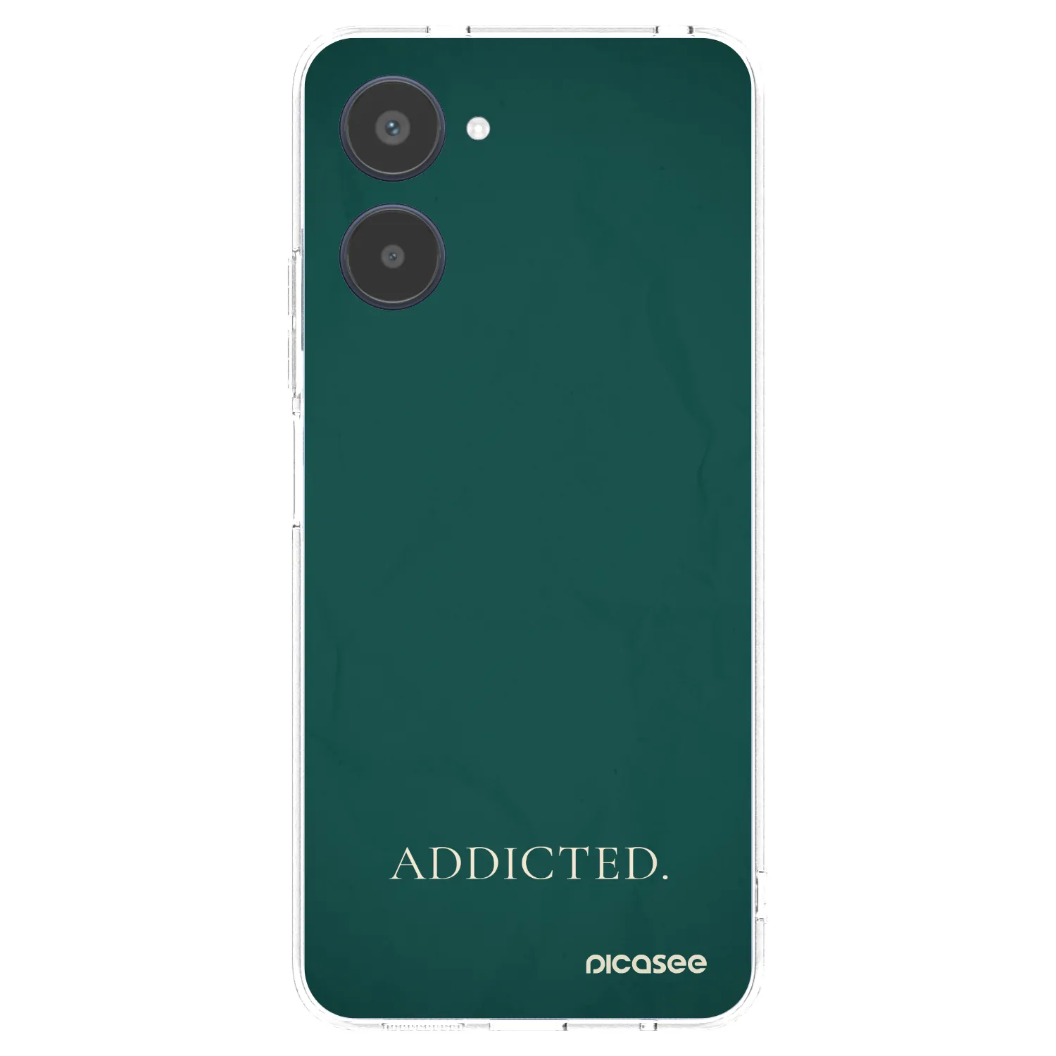 Picasee silikonový průhledný obal pro Realme 10 4G - Addicted