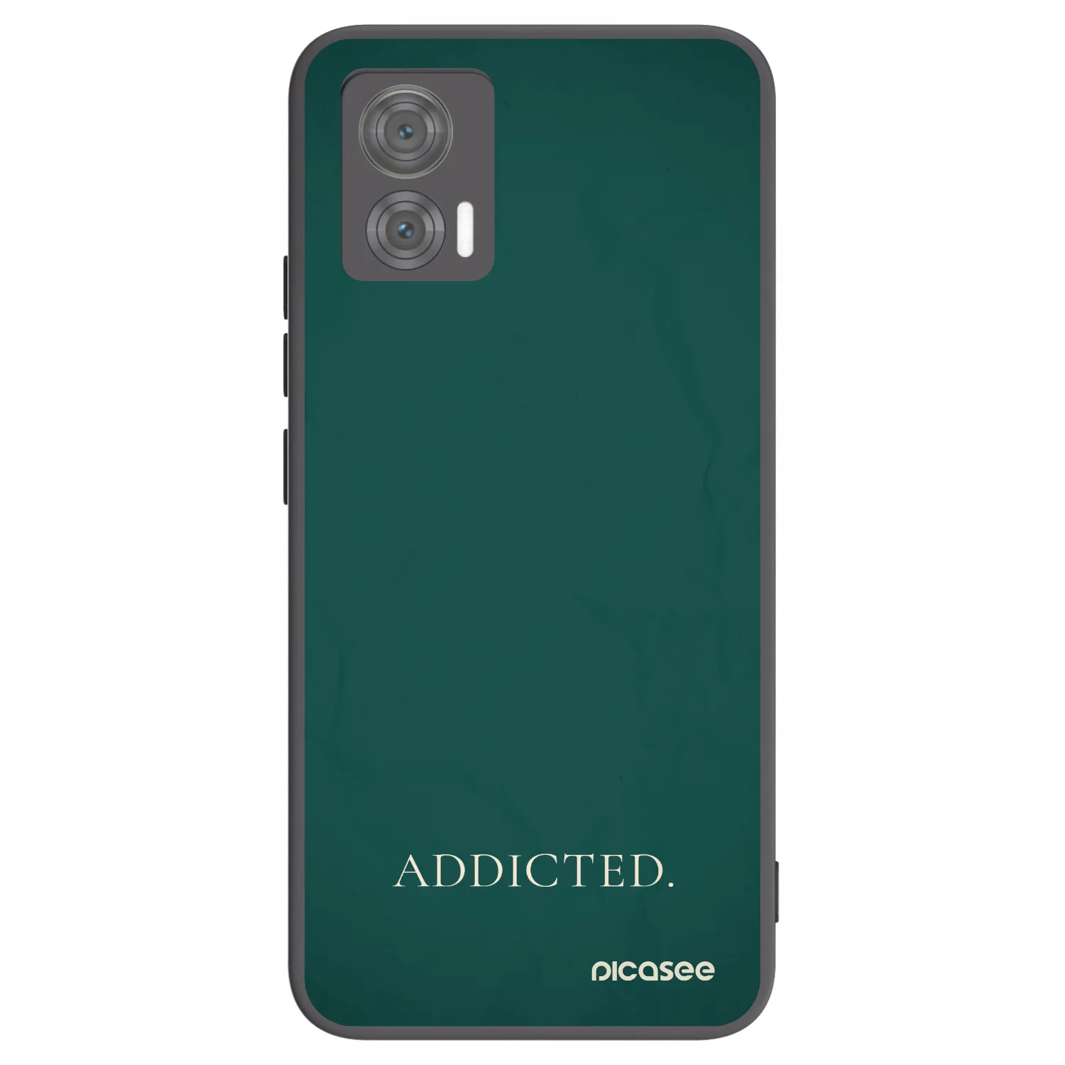 Picasee silikonový černý obal pro Motorola Edge 30 Neo - Addicted