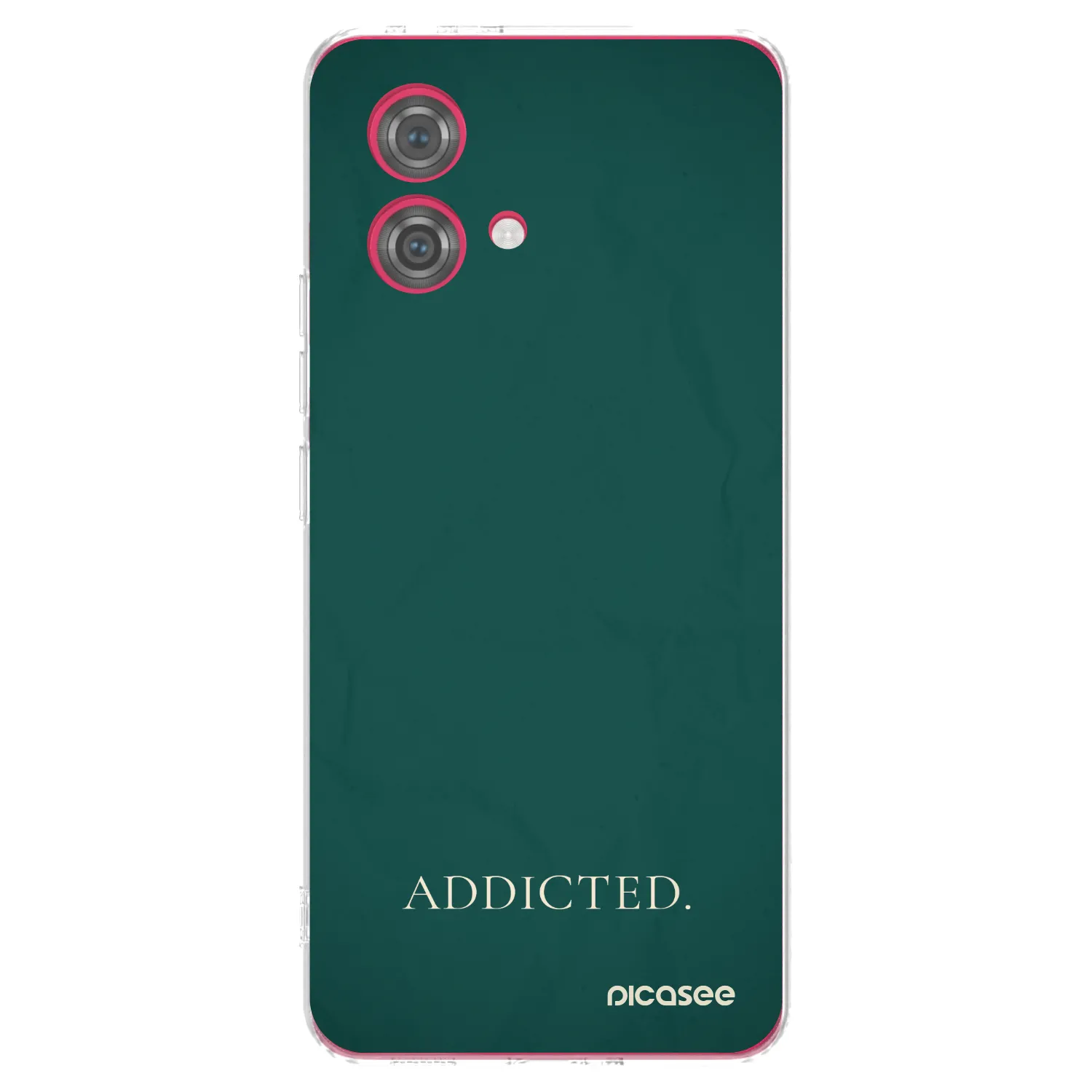 Picasee silikonový průhledný obal pro Motorola Moto G84 5G - Addicted