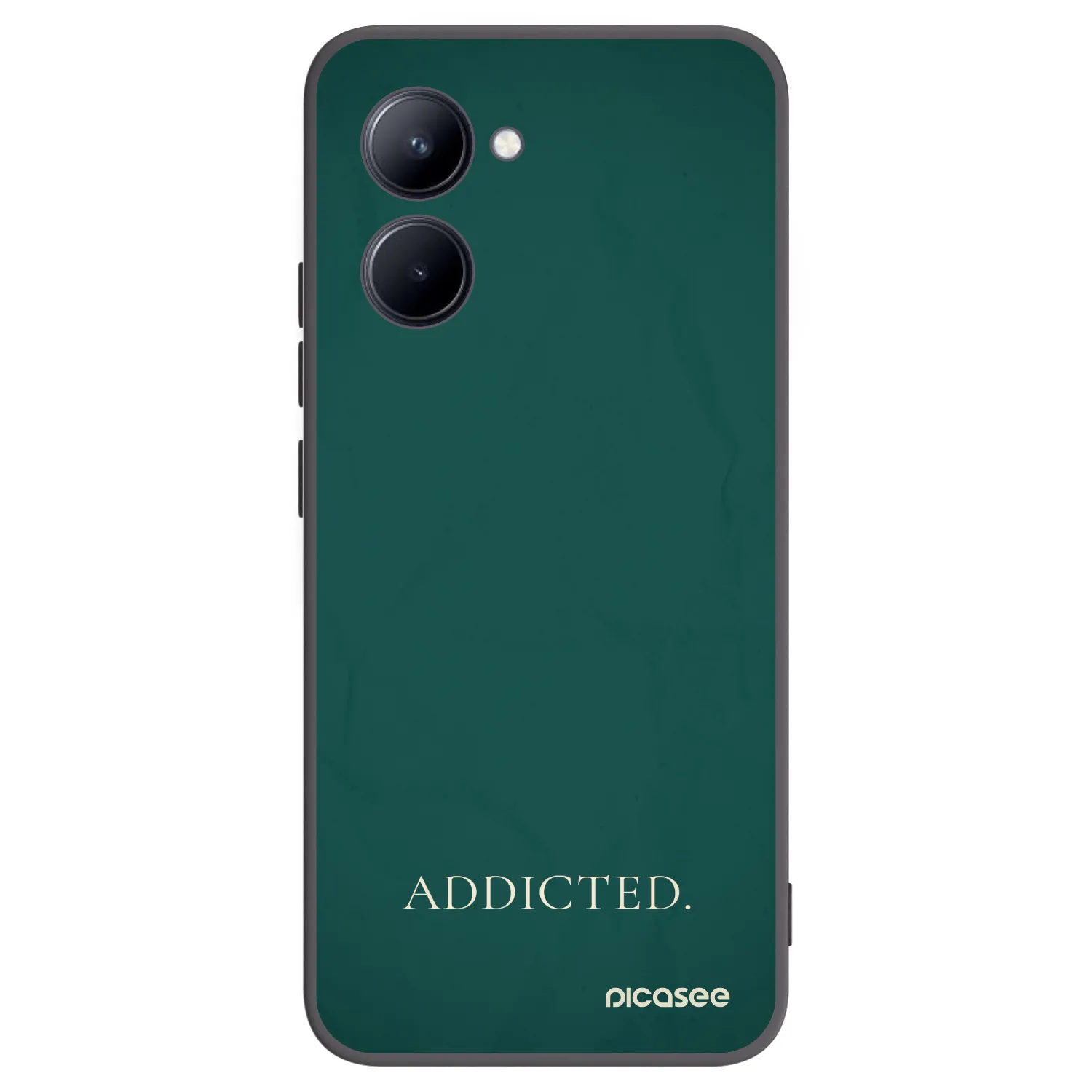 Picasee silikonový černý obal pro Realme C33 (2023) - Addicted