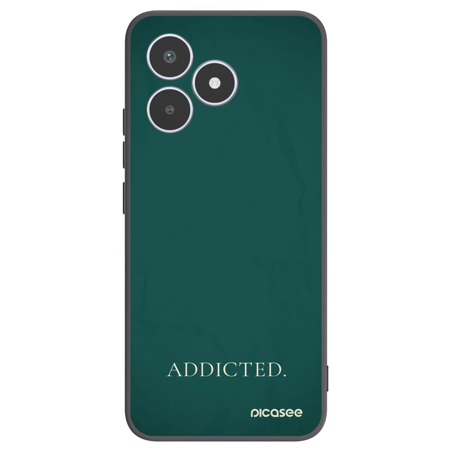 Picasee silikonový černý obal pro Realme C53 - Addicted