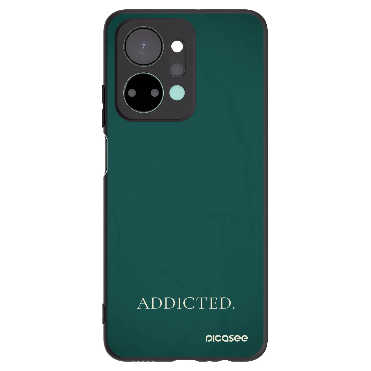 Picasee silikonový černý obal pro Honor X7a - Addicted