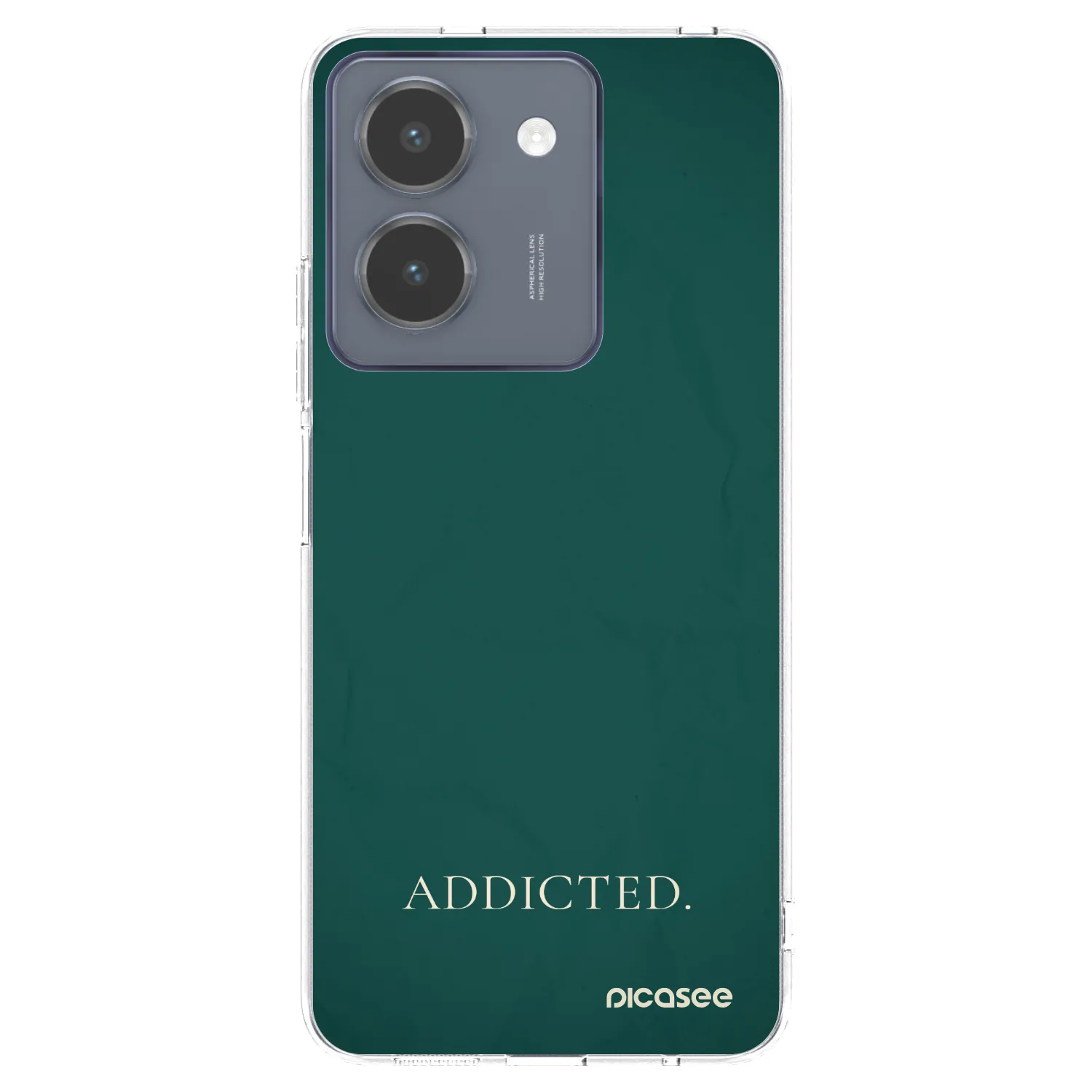 Picasee silikonový průhledný obal pro Vivo Y36 4G - Addicted