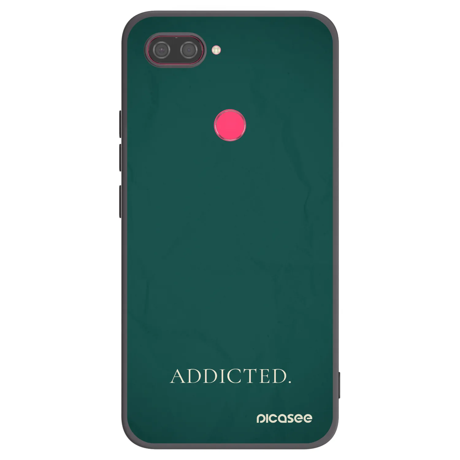 Picasee silikonový černý obal pro Xiaomi Mi 8 Lite - Addicted