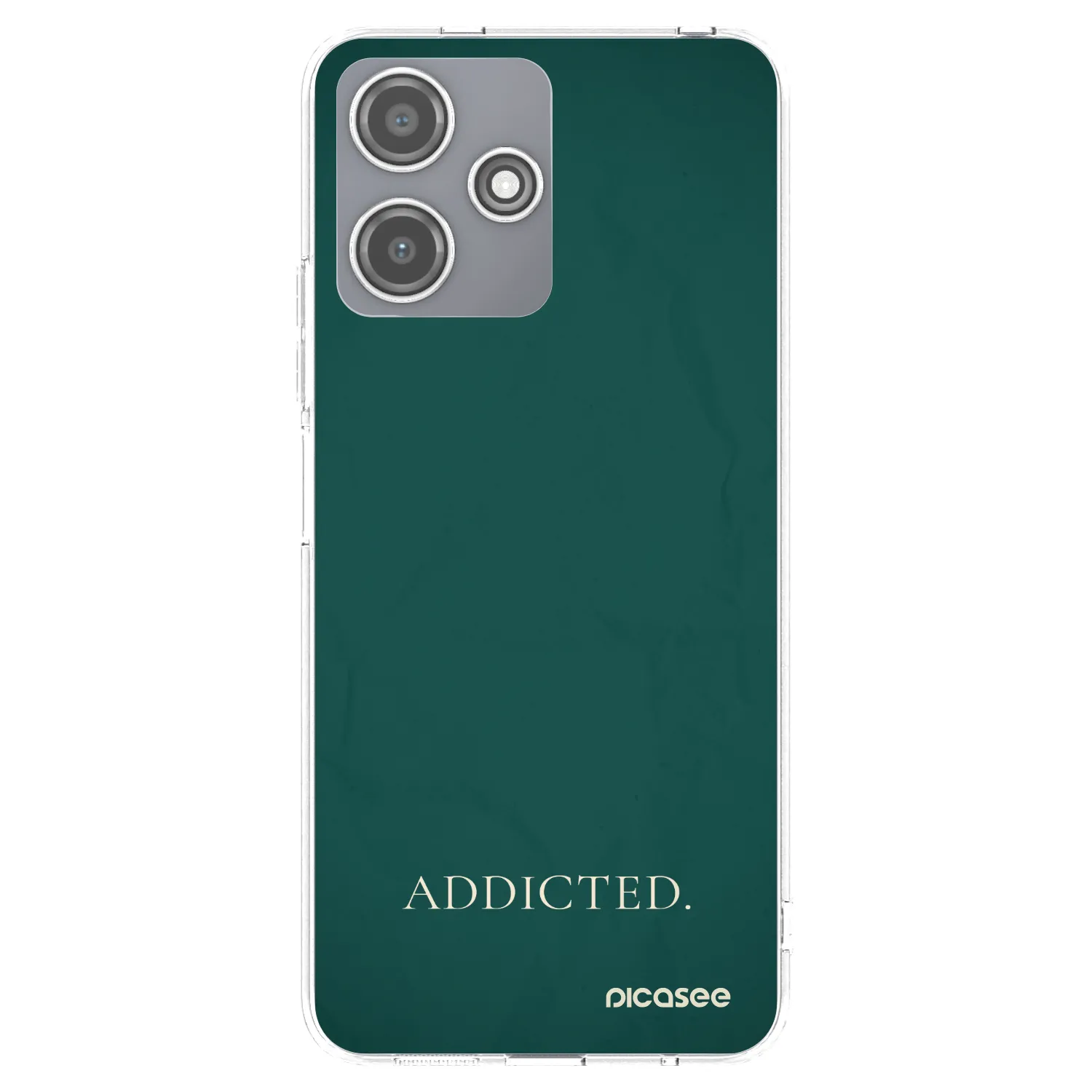 Picasee silikonový průhledný obal pro Xiaomi Redmi 12 5G - Addicted
