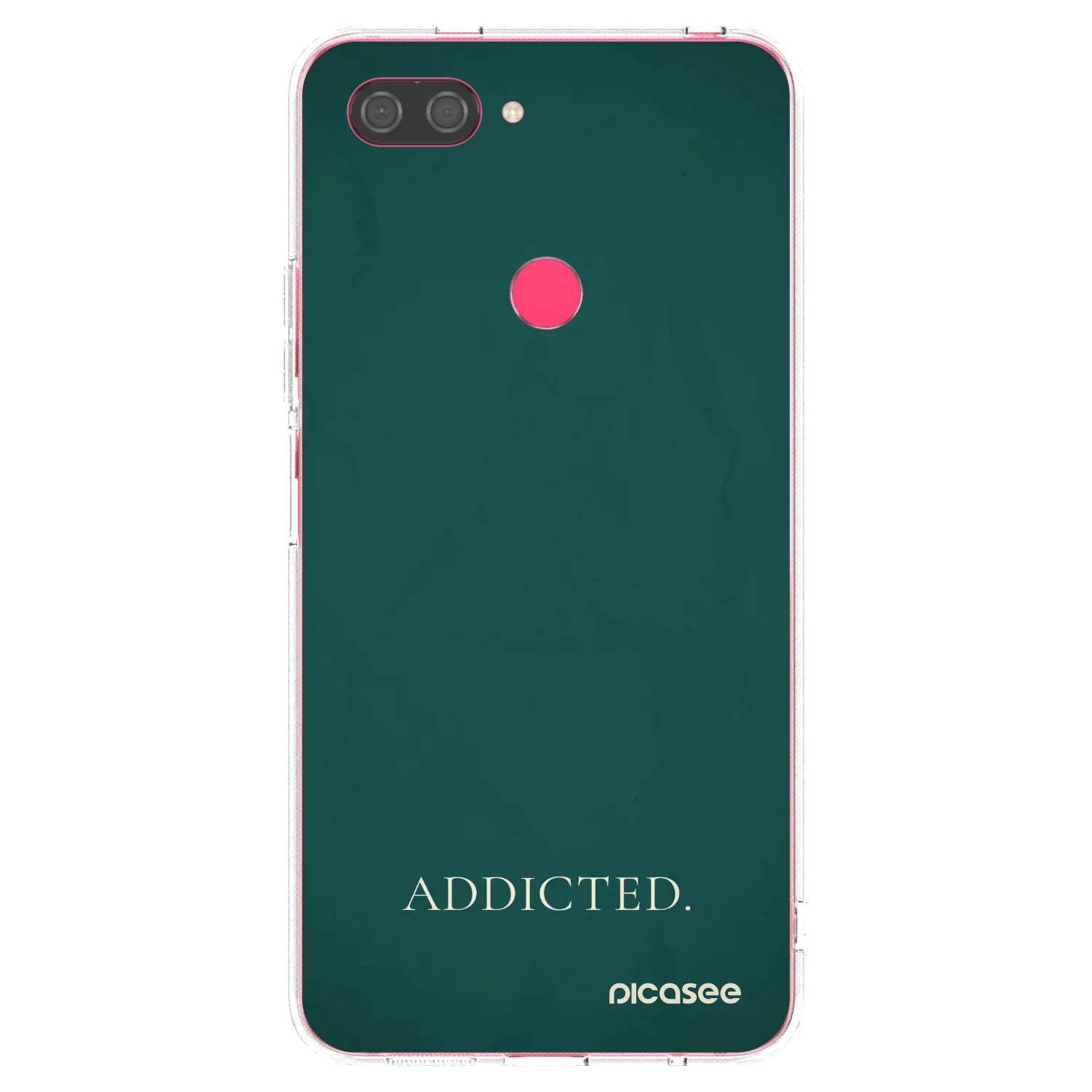 Picasee silikonový průhledný obal pro Xiaomi Mi 8 Lite - Addicted