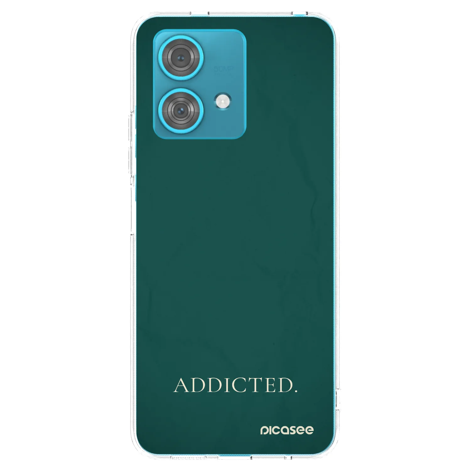 Picasee silikonový průhledný obal pro Motorola Edge 40 Neo - Addicted