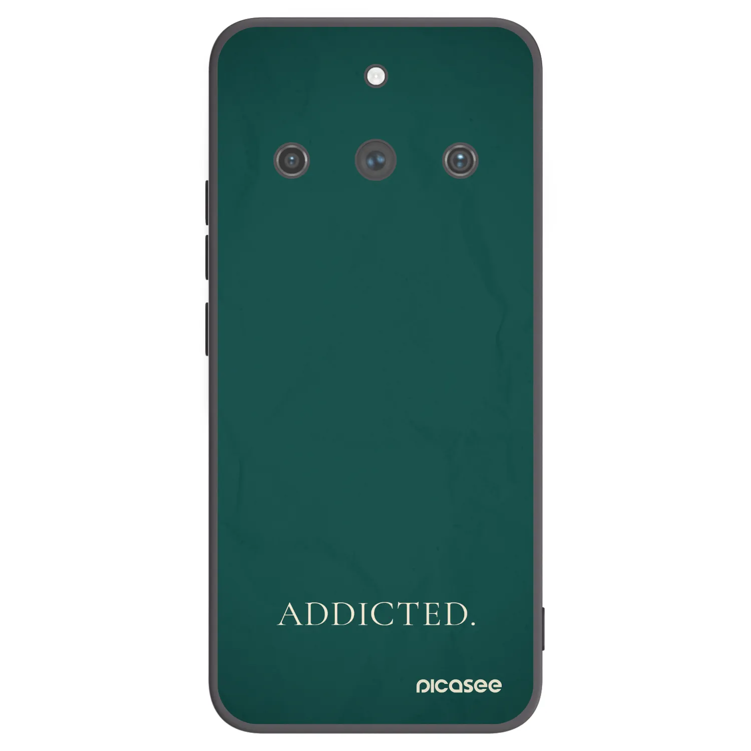 Picasee silikonový černý obal pro Realme 11 Pro+ - Addicted