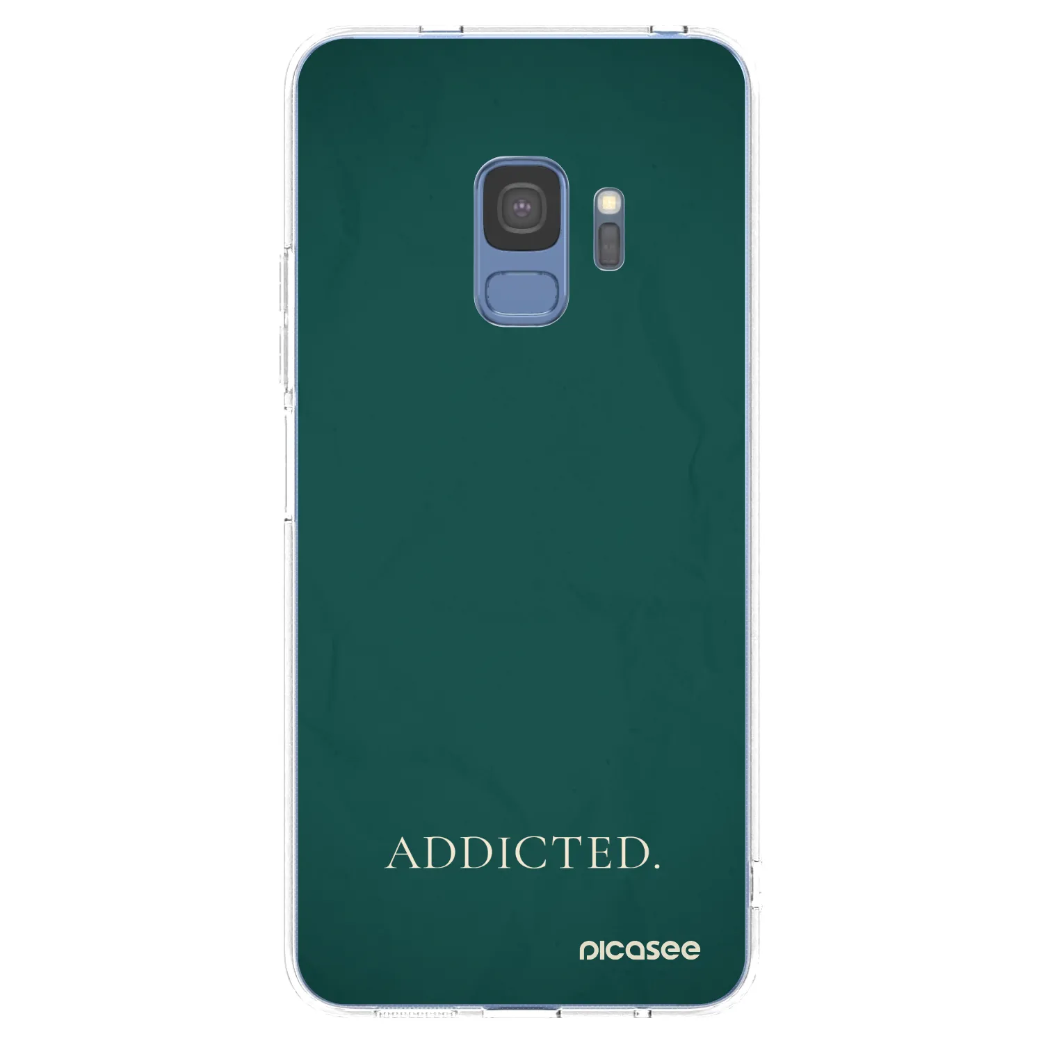 Picasee silikonový průhledný obal pro Samsung Galaxy S9 G960F - Addicted