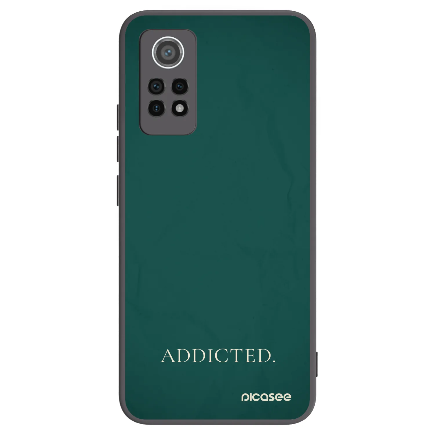 Picasee silikonový černý obal pro Xiaomi Redmi Note 12 Pro 4G - Addicted