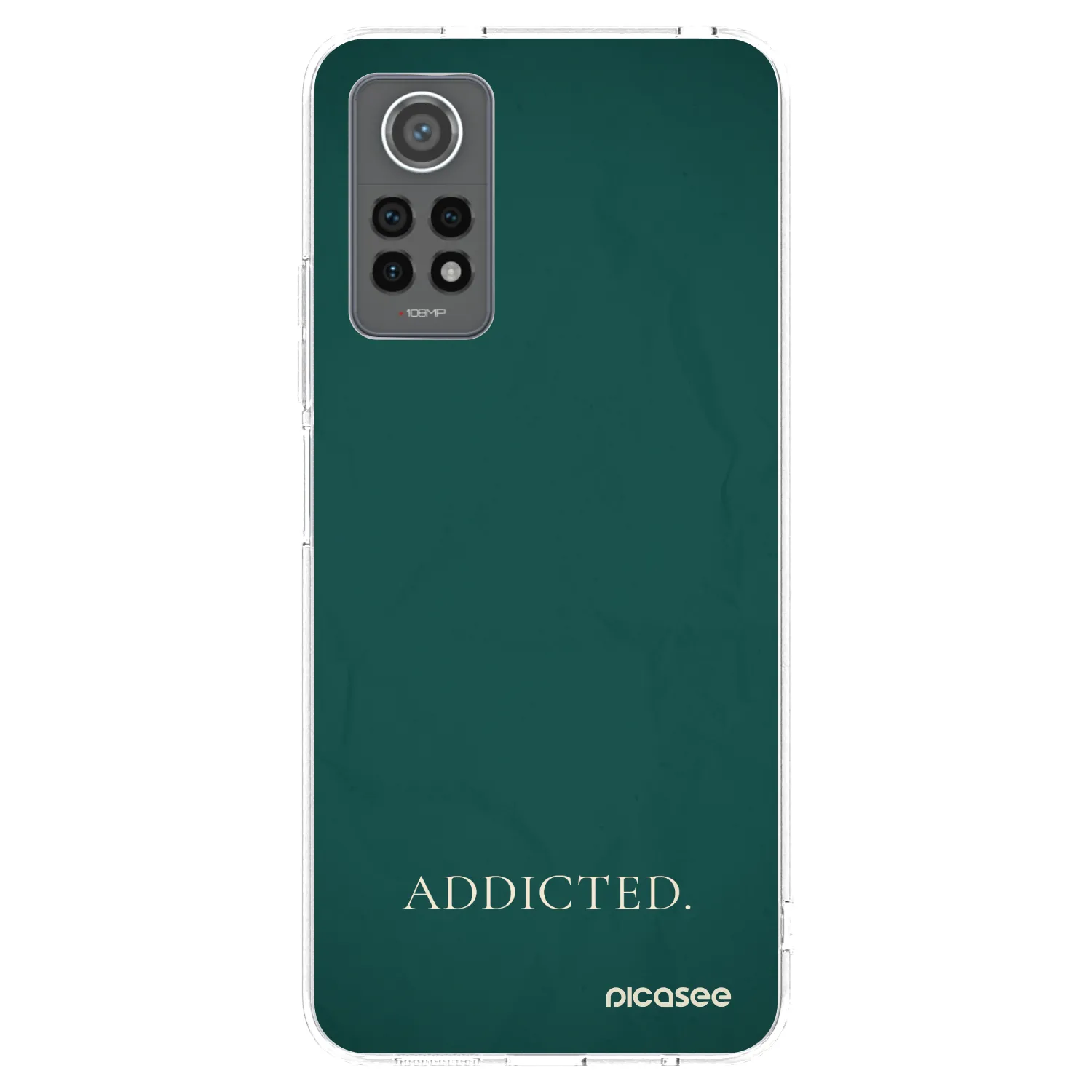 Picasee silikonový průhledný obal pro Xiaomi Redmi Note 12 Pro 4G - Addicted