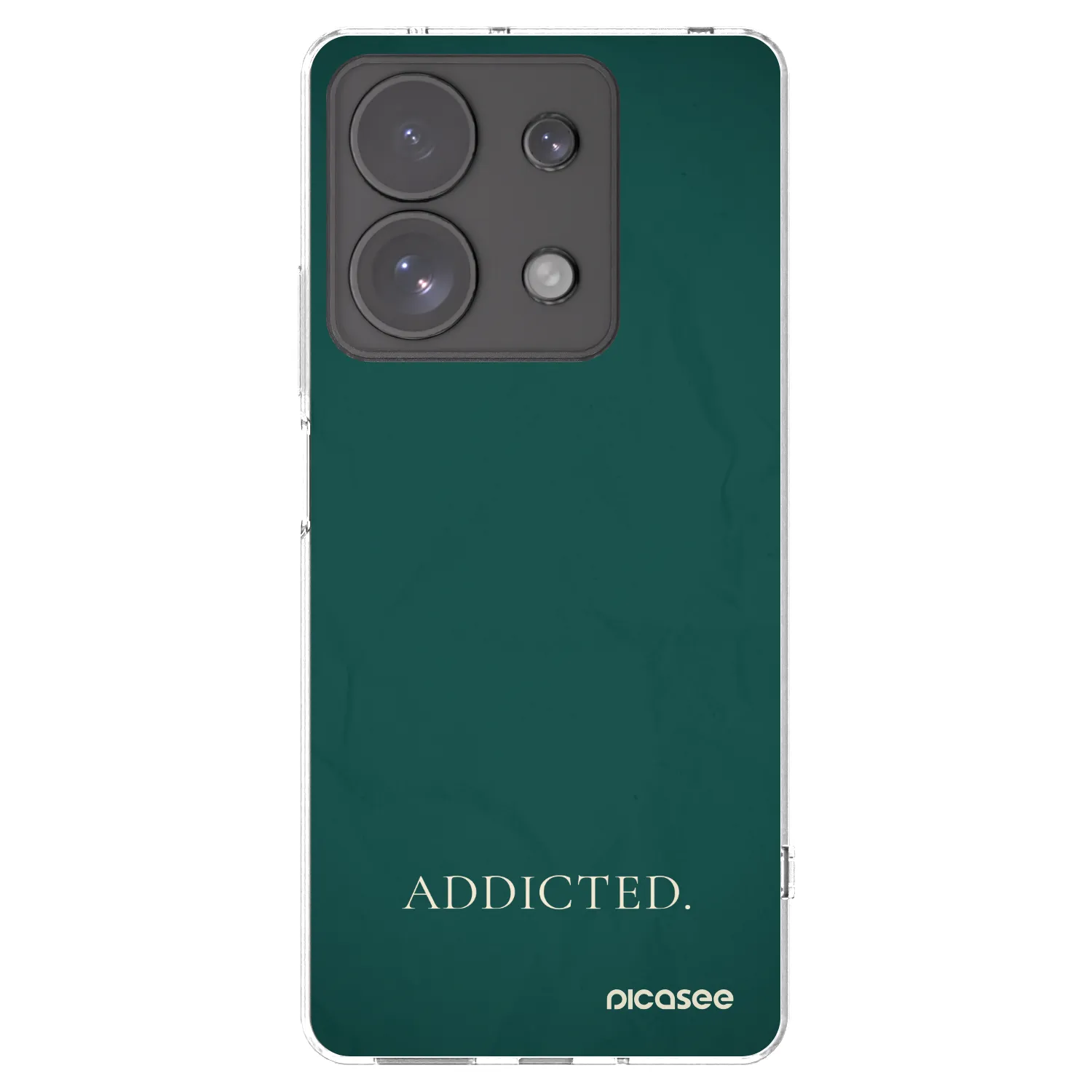 Picasee silikonový průhledný obal pro Xiaomi Redmi Note 13 Pro 4G - Addicted