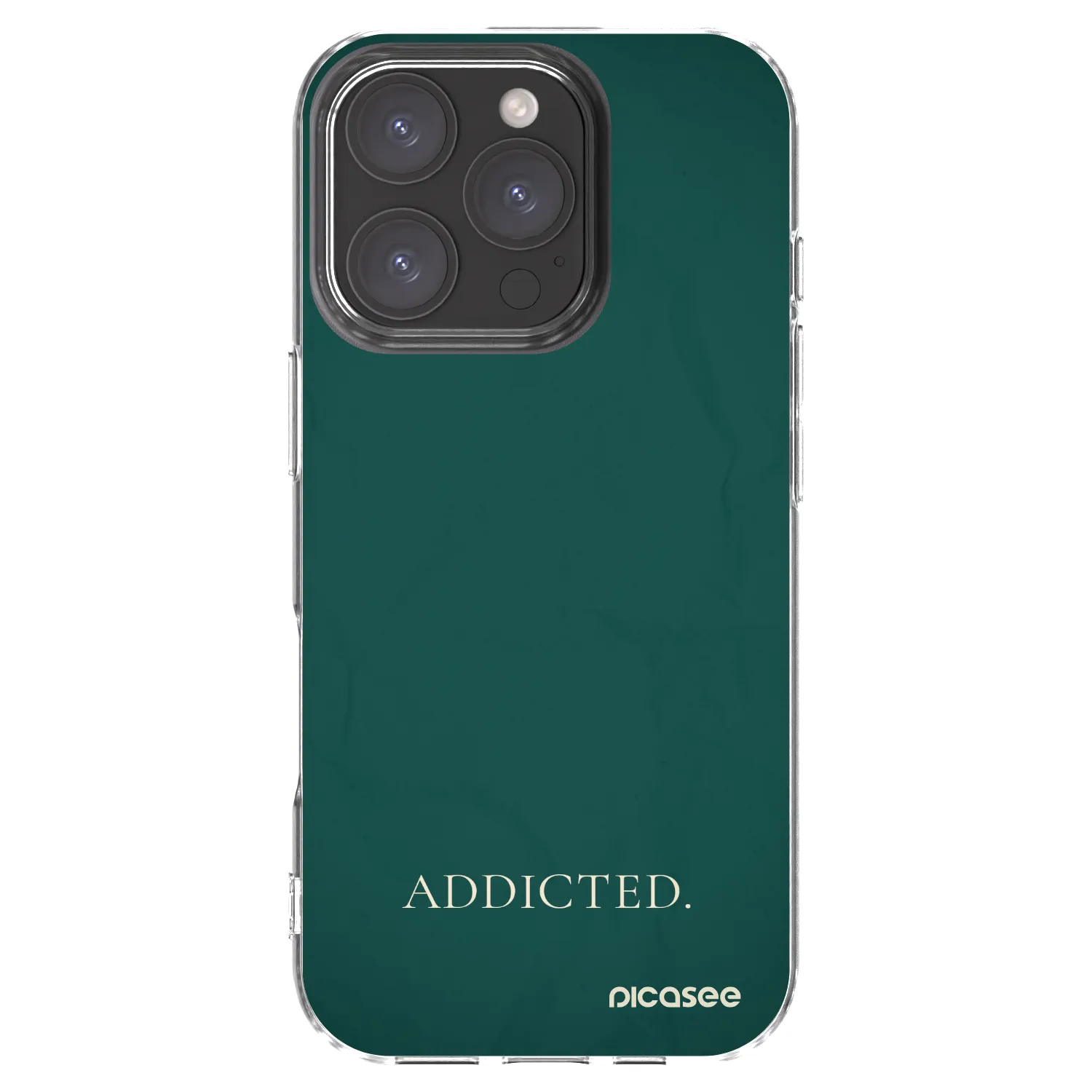 Picasee silikonový průhledný obal pro Apple iPhone 16 Pro - Addicted