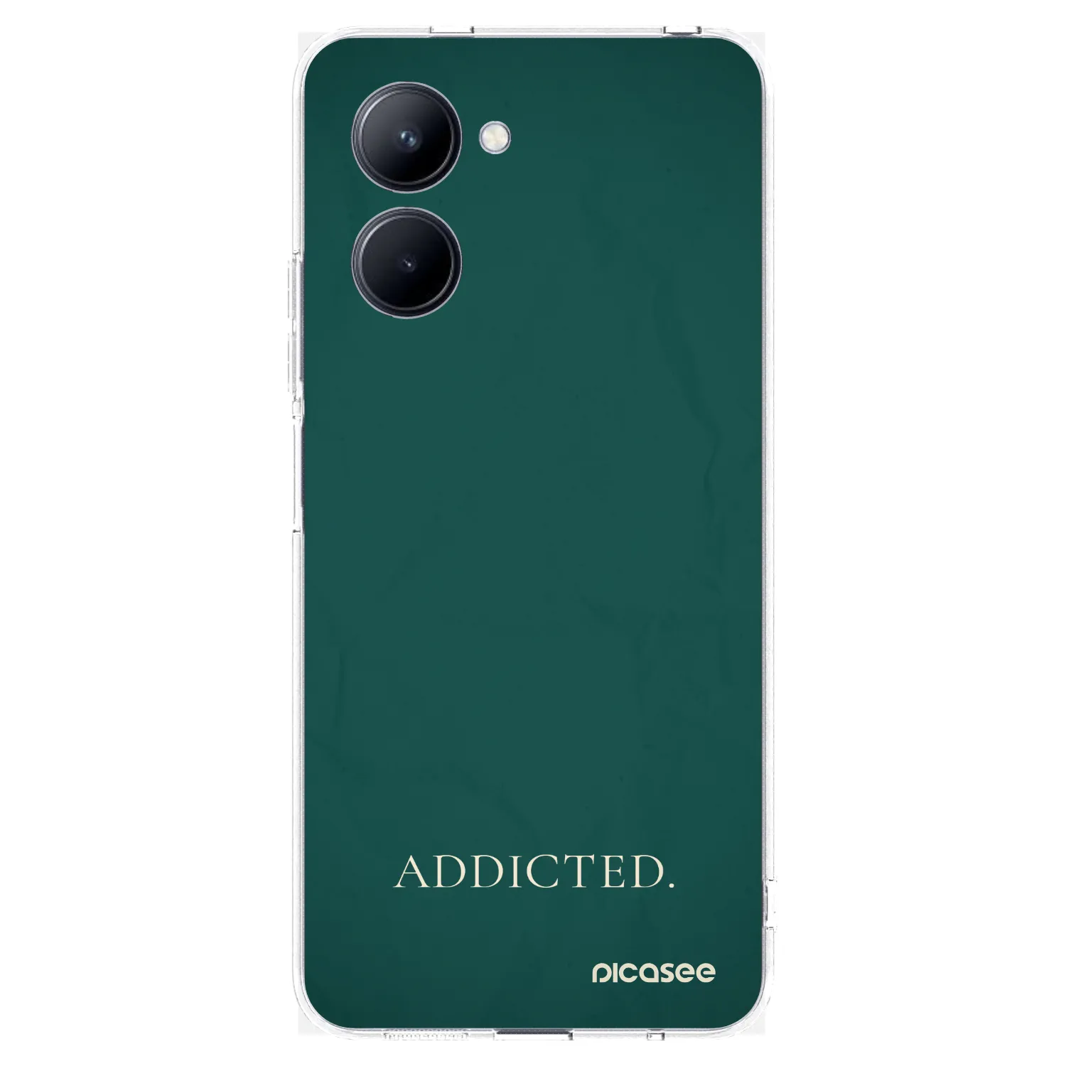 Picasee silikonový průhledný obal pro Realme C33 (2023) - Addicted