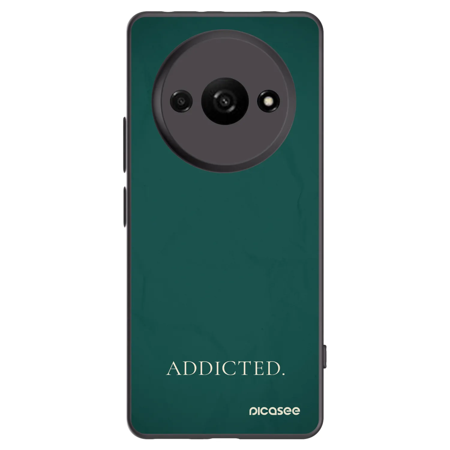 Picasee silikonový černý obal pro Xiaomi Redmi A3 - Addicted
