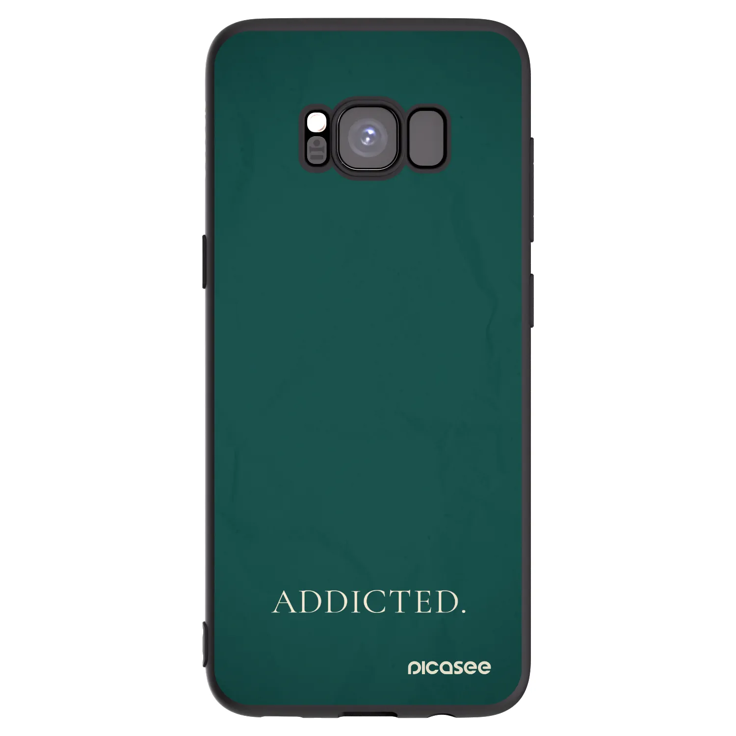 Picasee silikonový černý obal pro Samsung Galaxy S8 G950F - Addicted