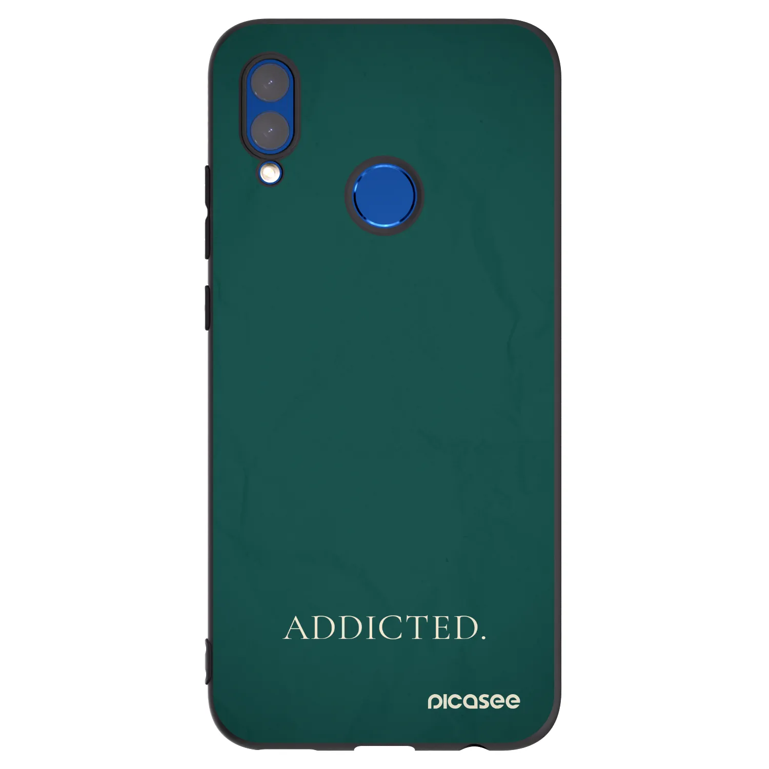 Picasee silikonový černý obal pro Huawei P Smart 2019 - Addicted