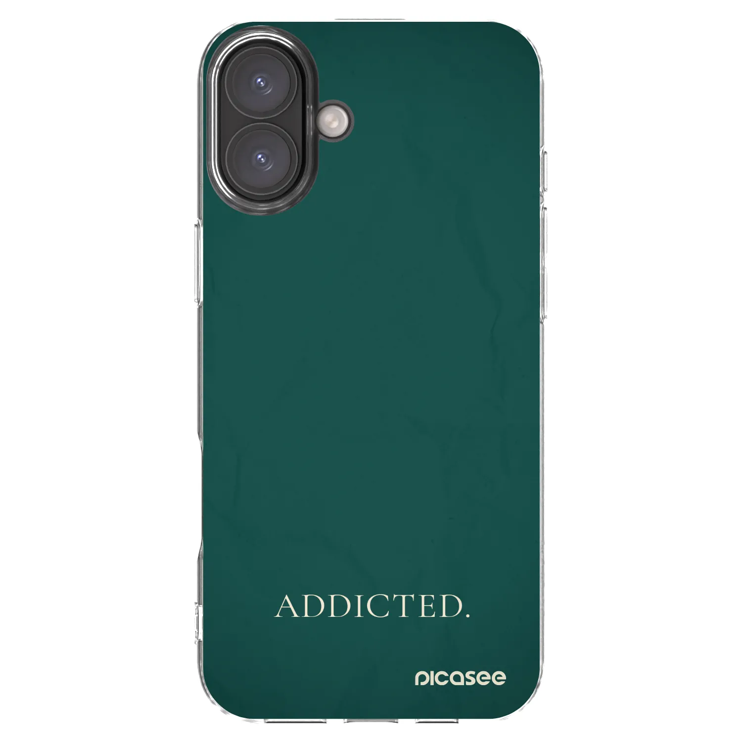 Picasee silikonový průhledný obal pro Apple iPhone 16 Plus - Addicted