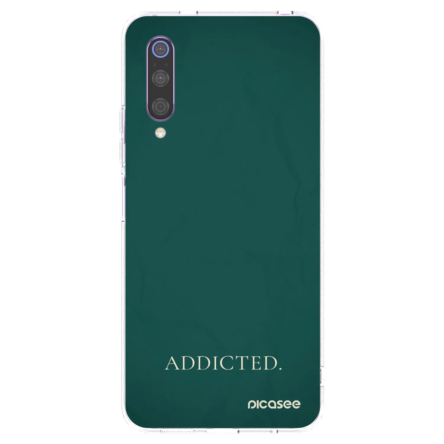 Picasee silikonový průhledný obal pro Xiaomi Mi 9 - Addicted