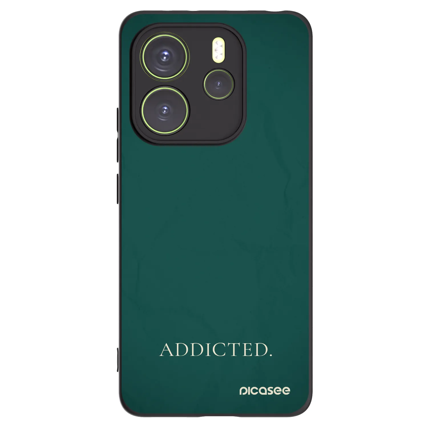 Picasee silikonový černý obal pro Xiaomi Redmi Note 14 4G - Addicted