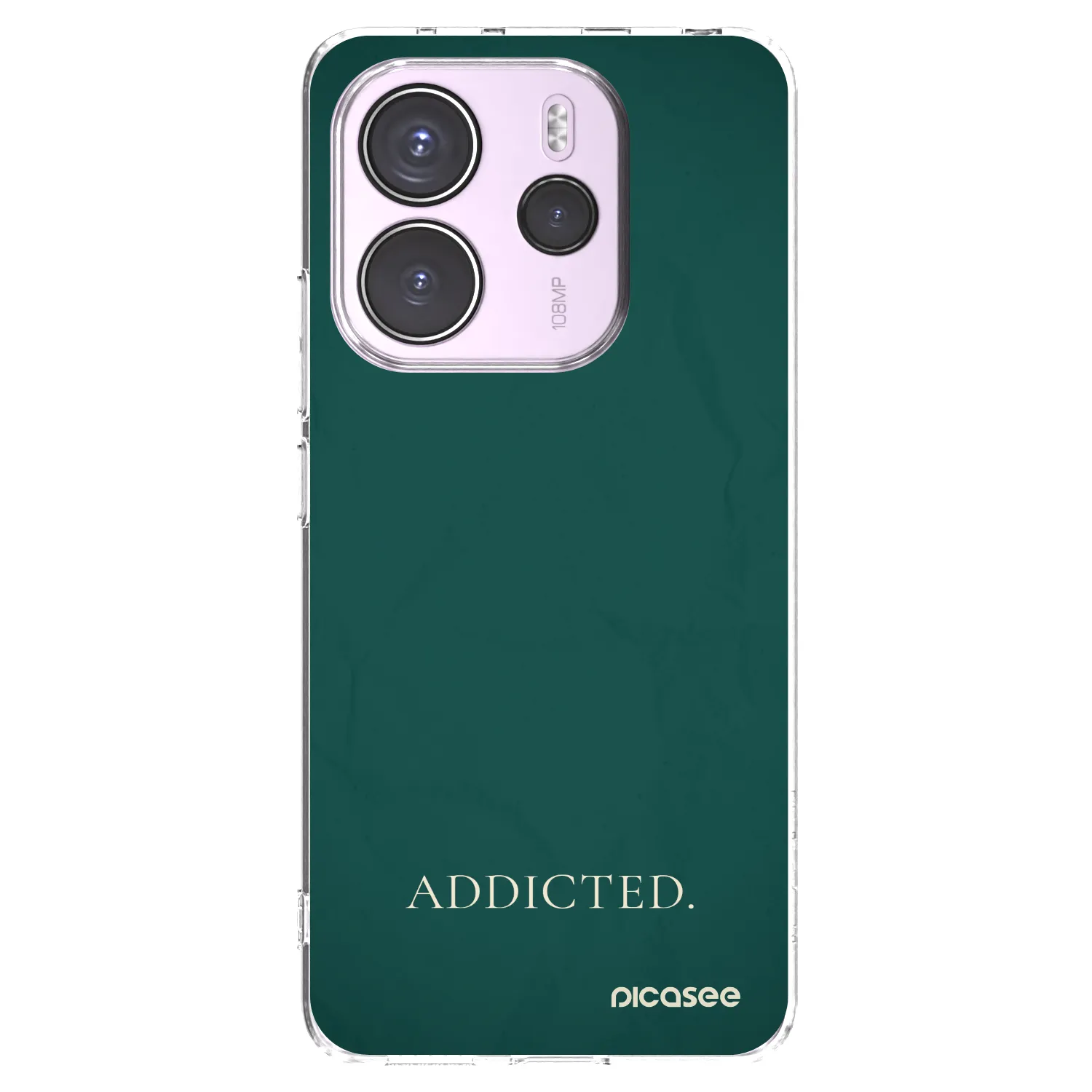 Picasee silikonový průhledný obal pro Xiaomi Redmi Note 14 4G - Addicted