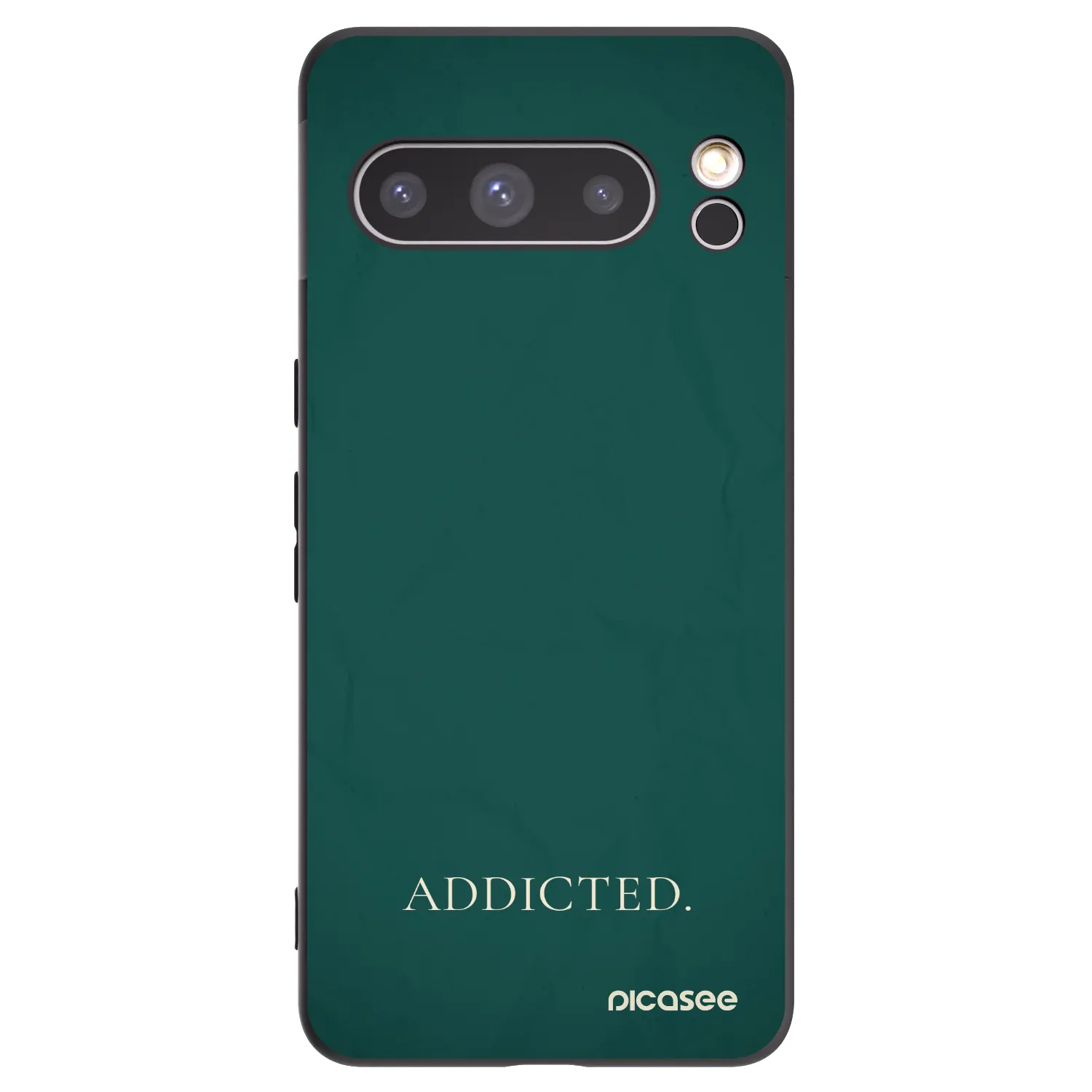 Picasee silikonový černý obal pro Google Pixel 8 Pro - Addicted