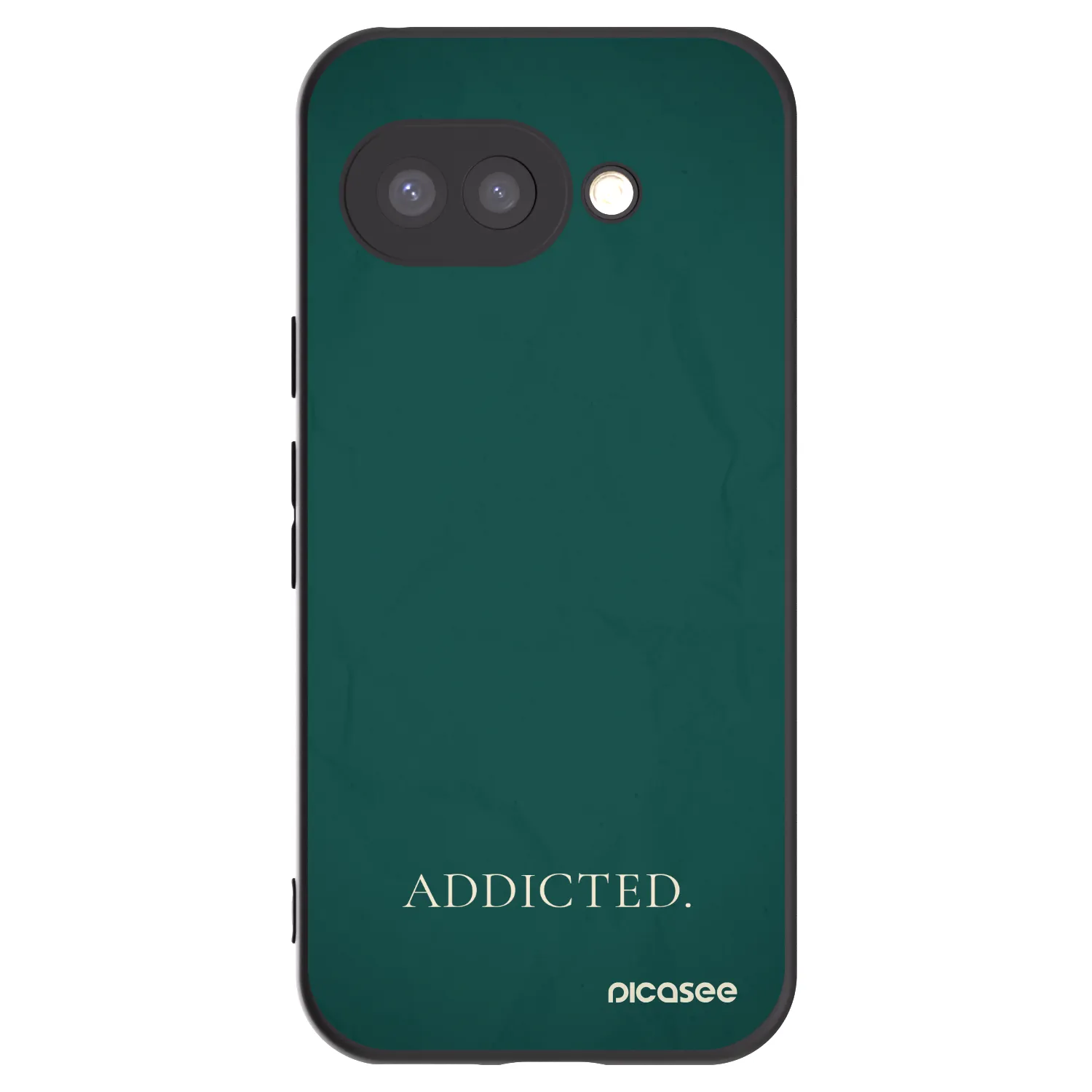 Picasee silikonový černý obal pro Google Pixel 9a - Addicted