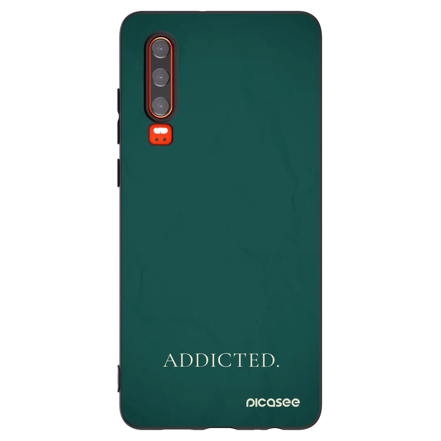 Picasee silikonový černý obal pro Huawei P30 - Addicted