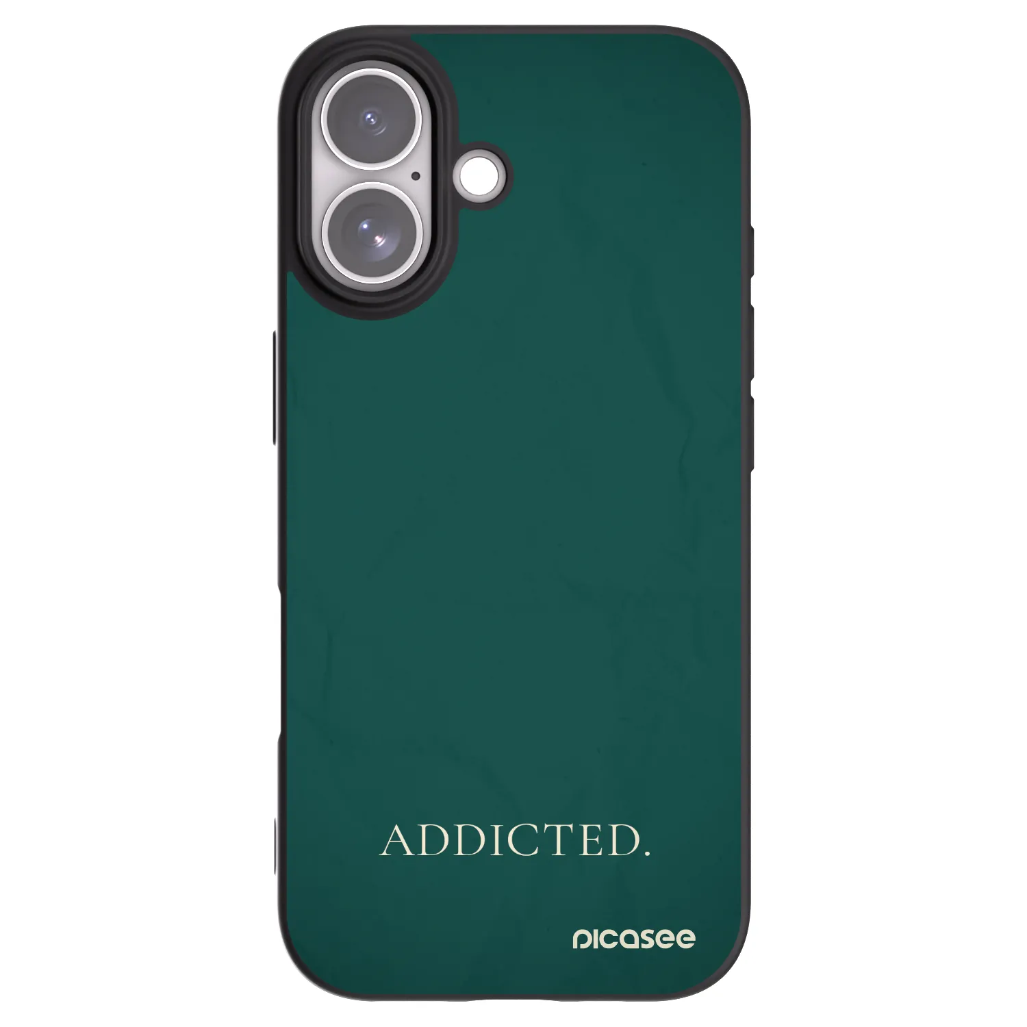 Picasee silikonový černý obal pro Apple iPhone 17 - Addicted