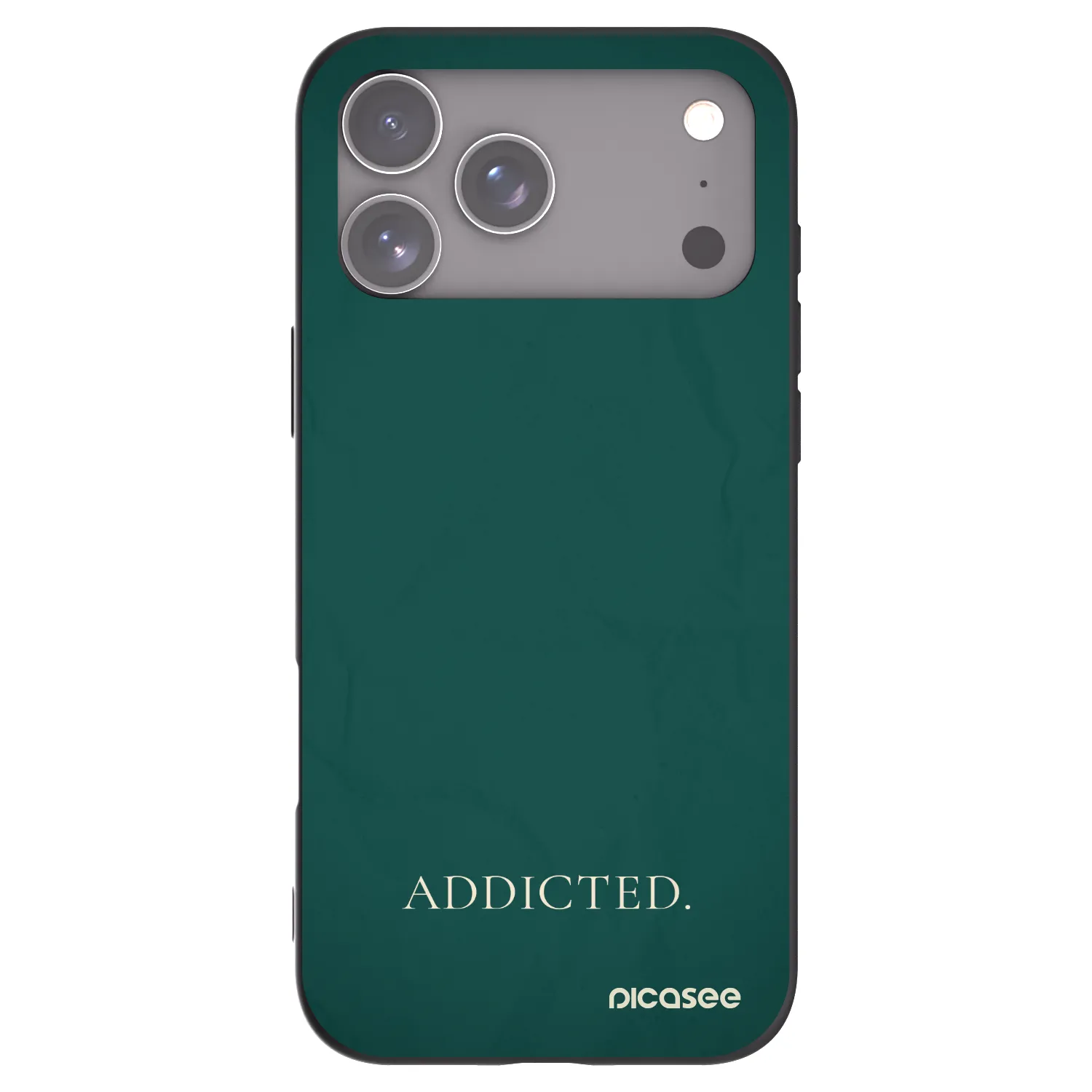 Picasee silikonový černý obal pro Apple iPhone 17 Pro Max - Addicted