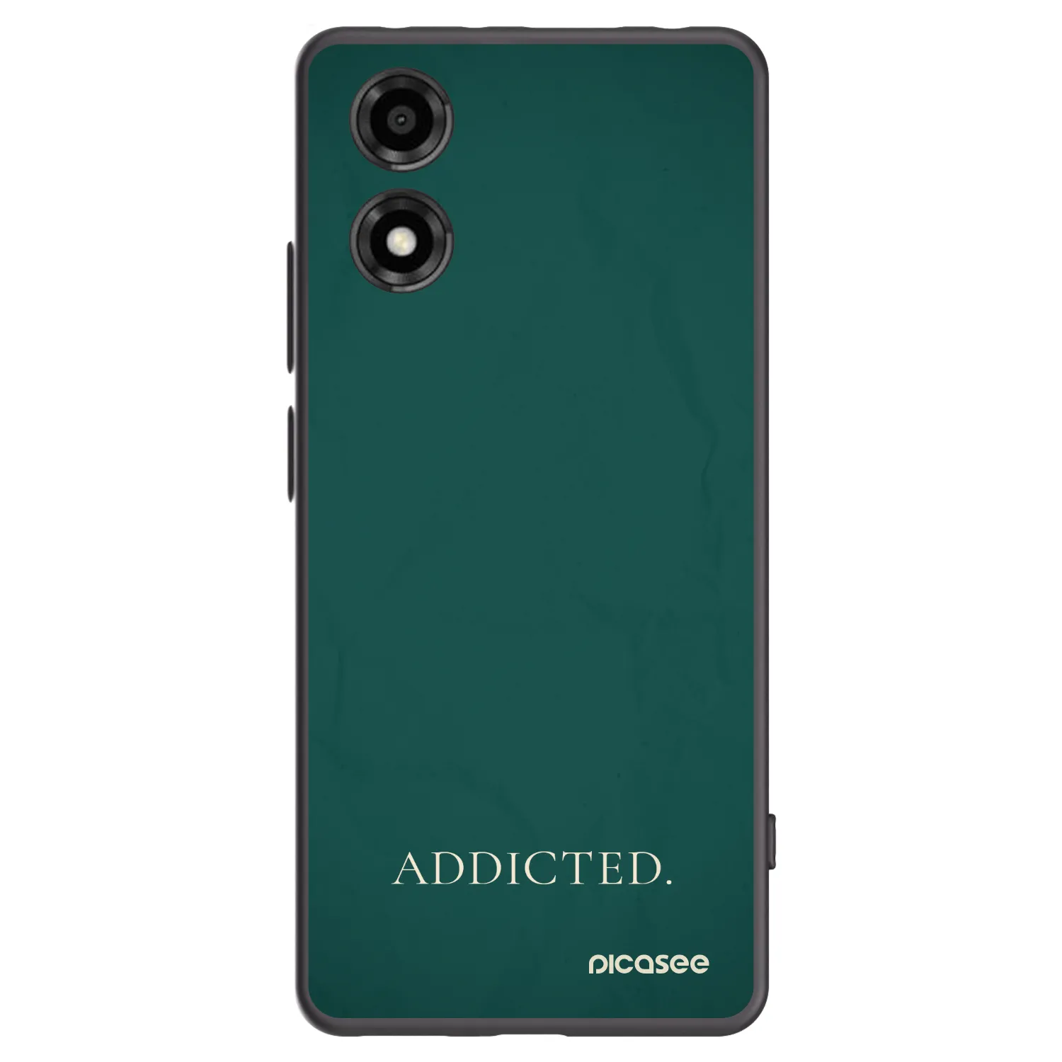 Picasee silikonový černý obal pro Motorola Moto E14 - Addicted
