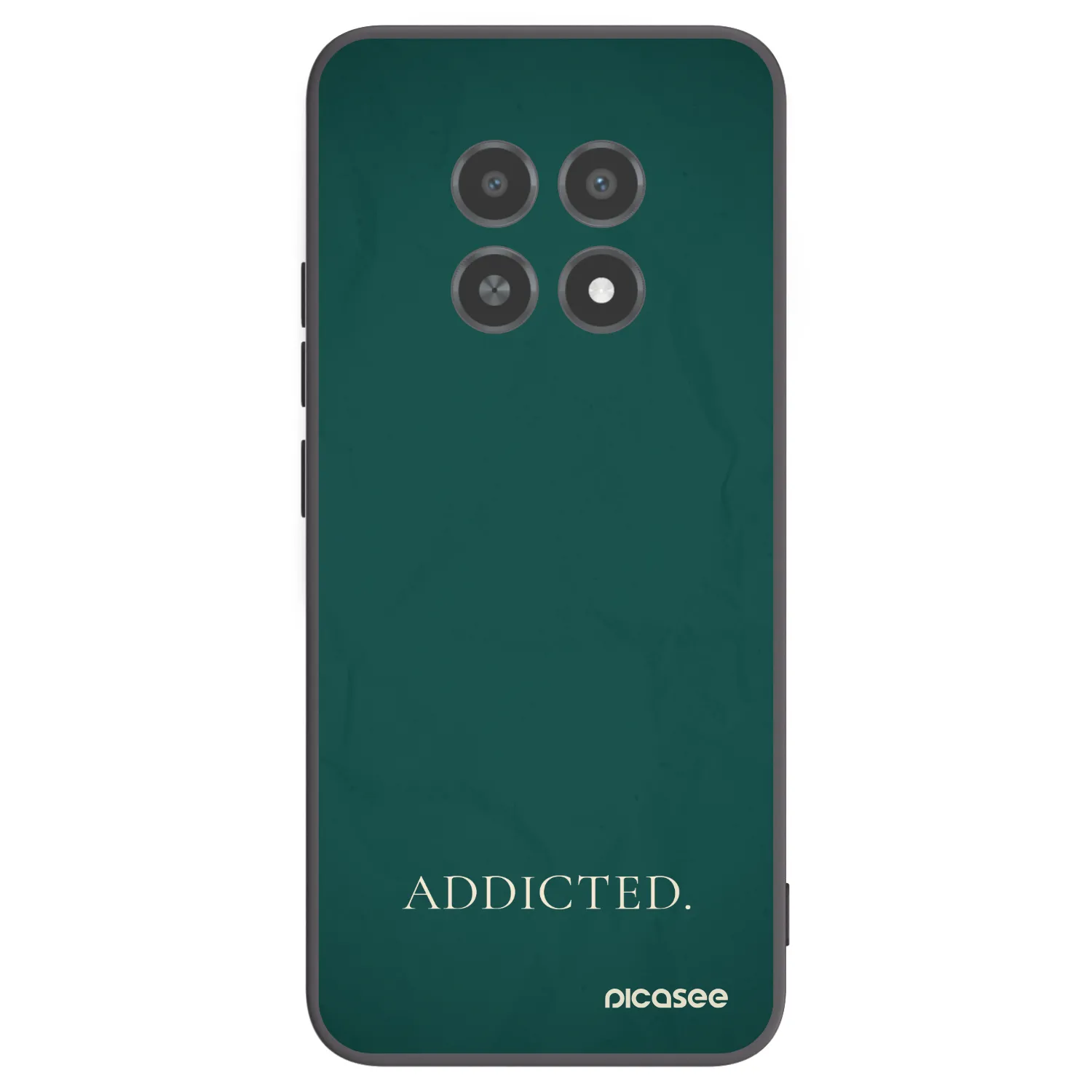 Picasee silikonový černý obal pro Realme 12X - Addicted