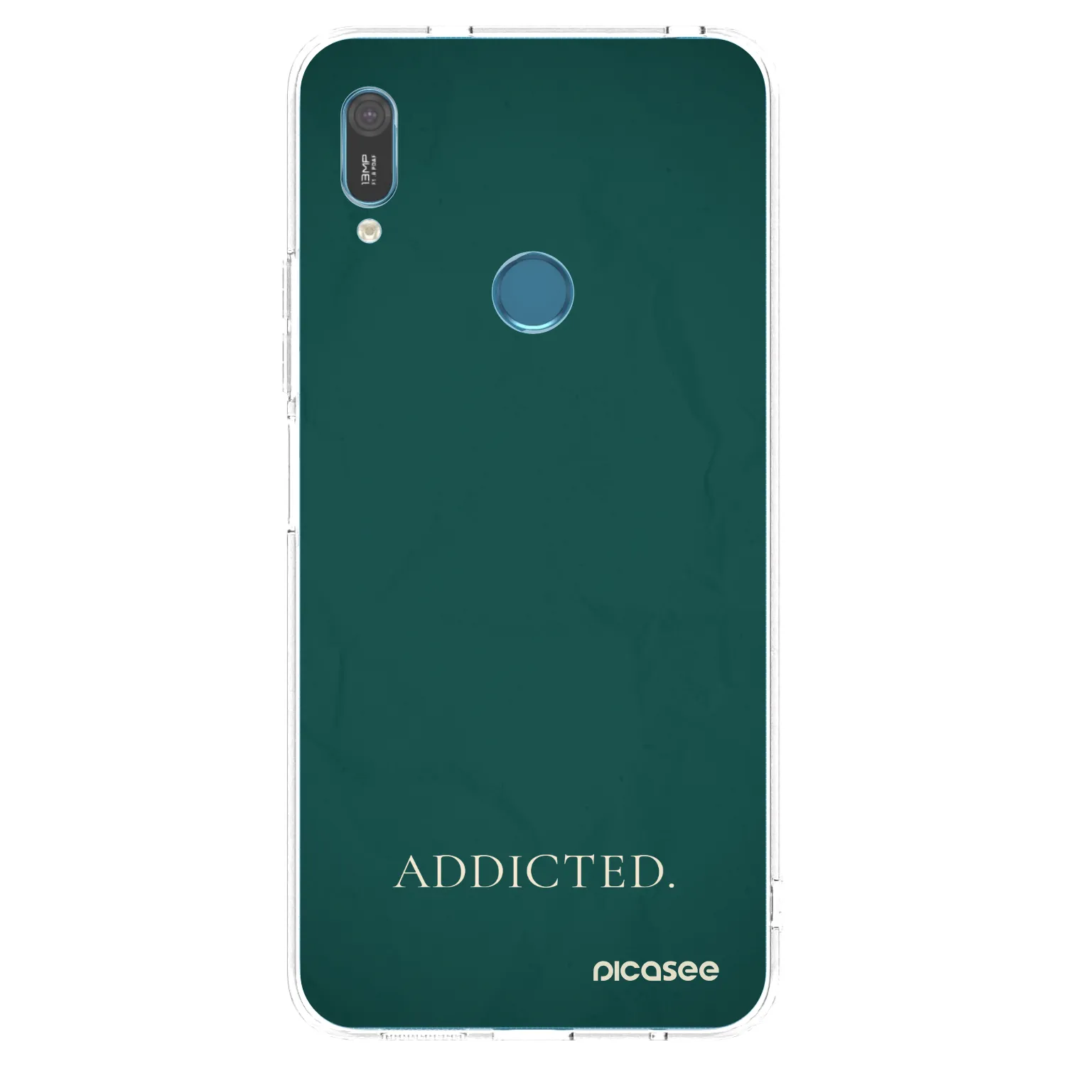 Picasee silikonový průhledný obal pro Huawei Y6 2019 - Addicted