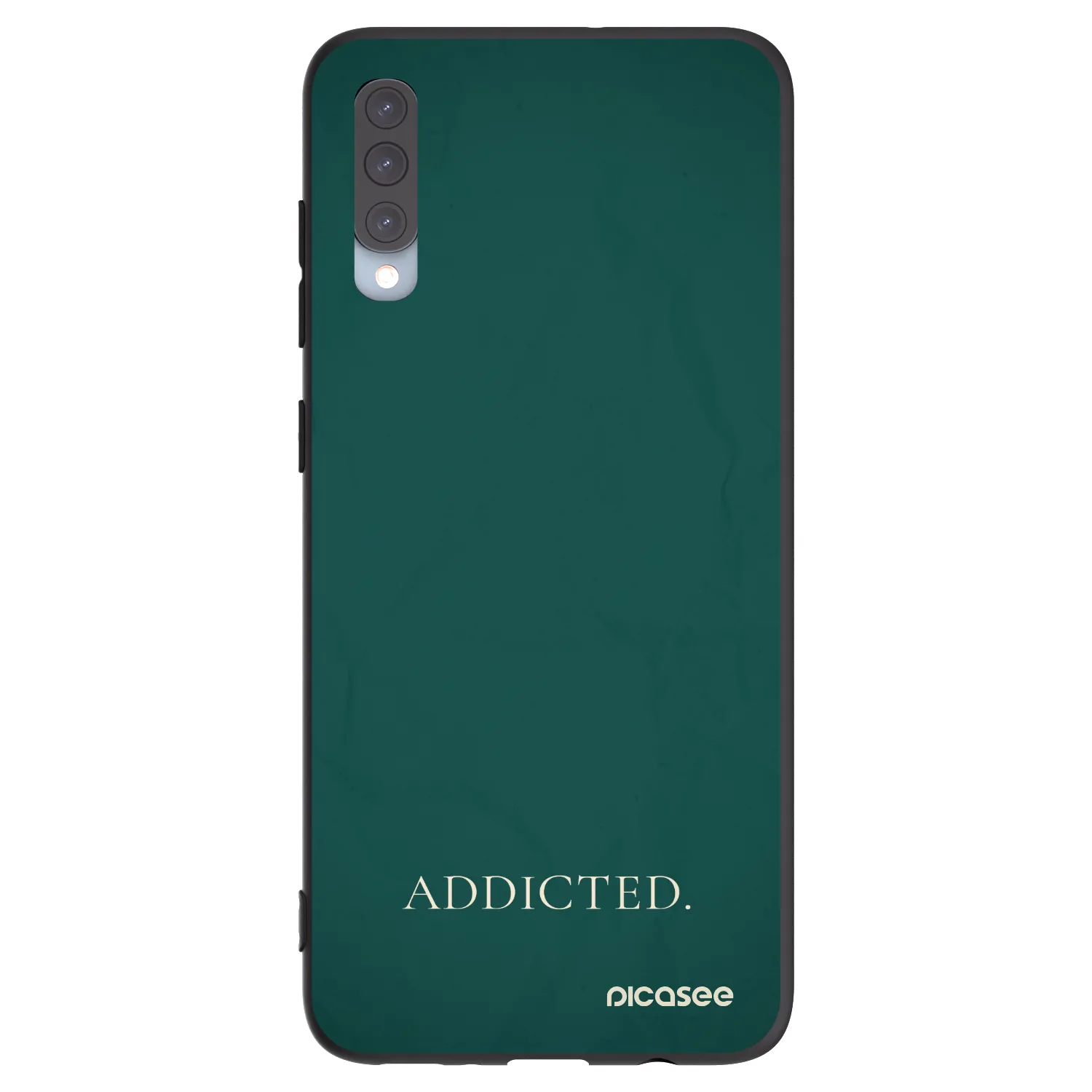 Picasee silikonový černý obal pro Samsung Galaxy A70 A705F - Addicted