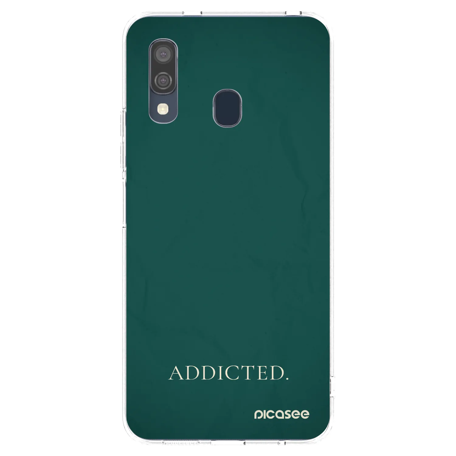 Picasee silikonový průhledný obal pro Samsung Galaxy A40 A405F - Addicted