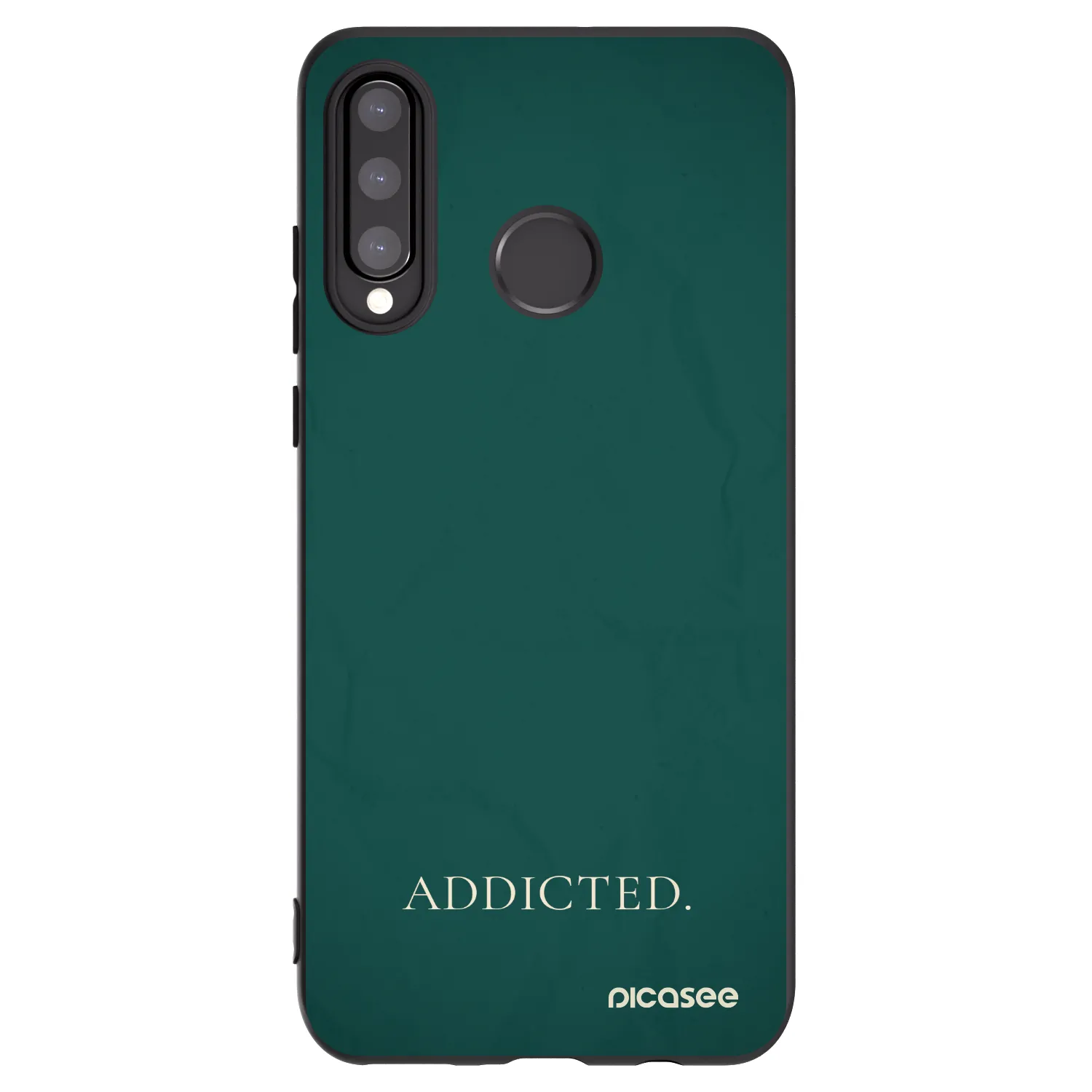 Picasee silikonový černý obal pro Huawei P30 Lite - Addicted