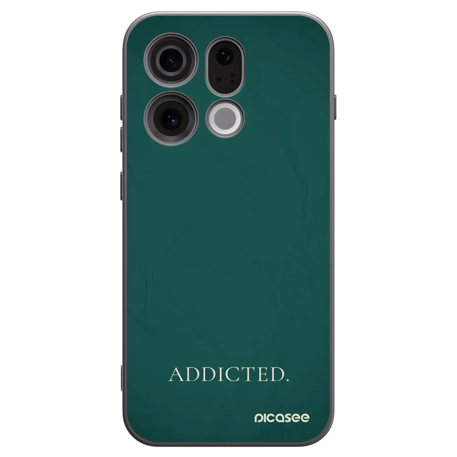 Picasee silikonový černý obal pro OPPO Find X9 - Addicted