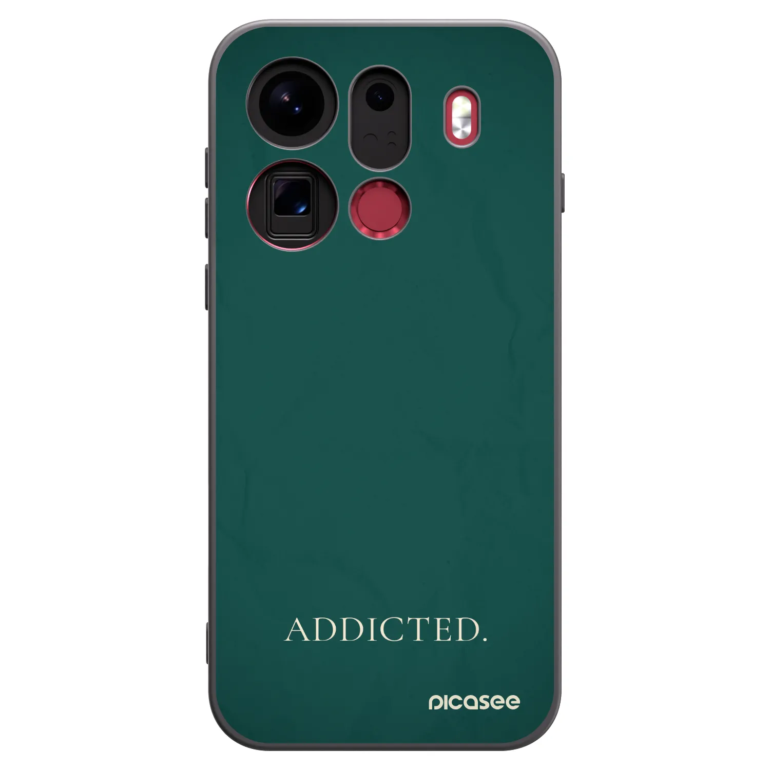 Picasee silikonový černý obal pro OPPO Find X9 Pro - Addicted