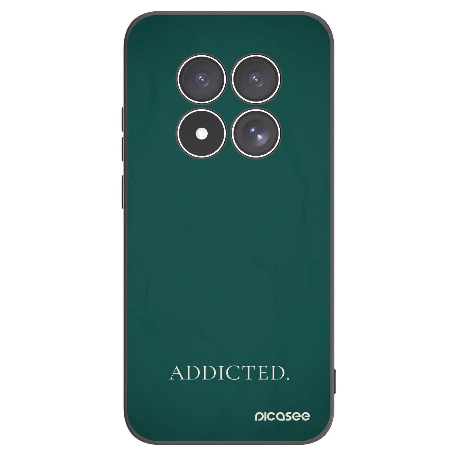 Picasee silikonový černý obal pro Xiaomi Redmi Note 15 Pro 5G - Addicted