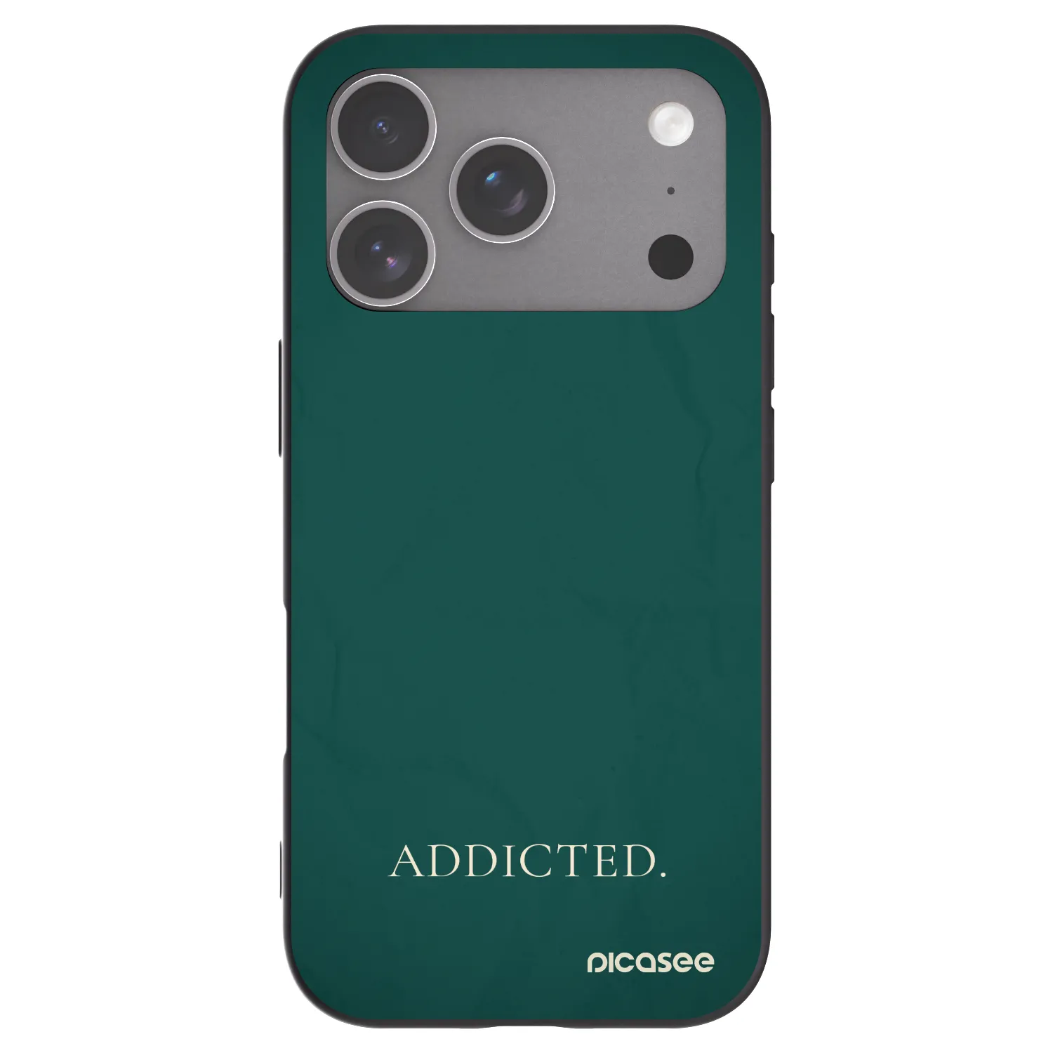 Picasee silikonový černý obal pro Apple iPhone 18 Pro - Addicted