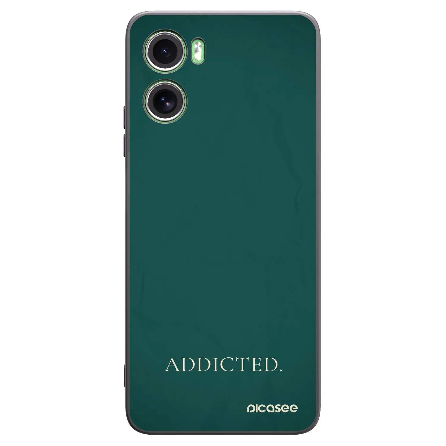 Picasee silikonový černý obal pro Motorola Moto G06 - Addicted