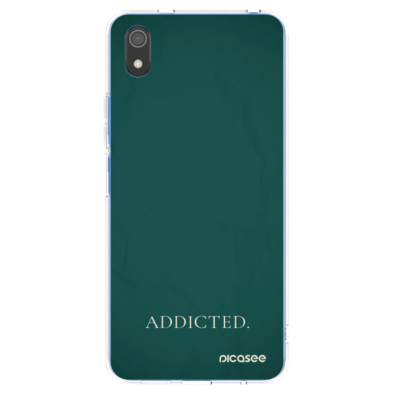 Picasee silikonový průhledný obal pro Xiaomi Redmi 7A - Addicted