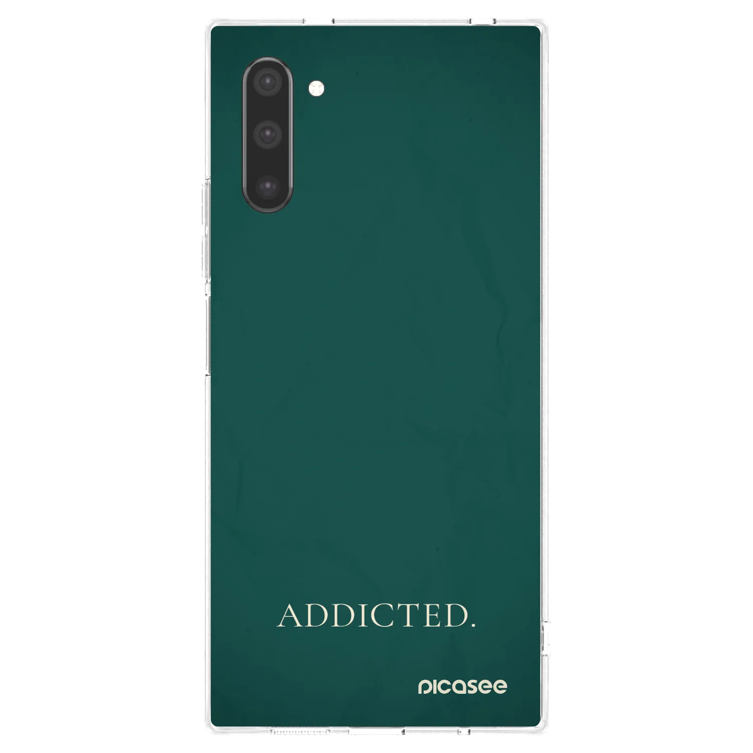 Picasee silikonový průhledný obal pro Samsung Galaxy Note 10 N970F - Addicted