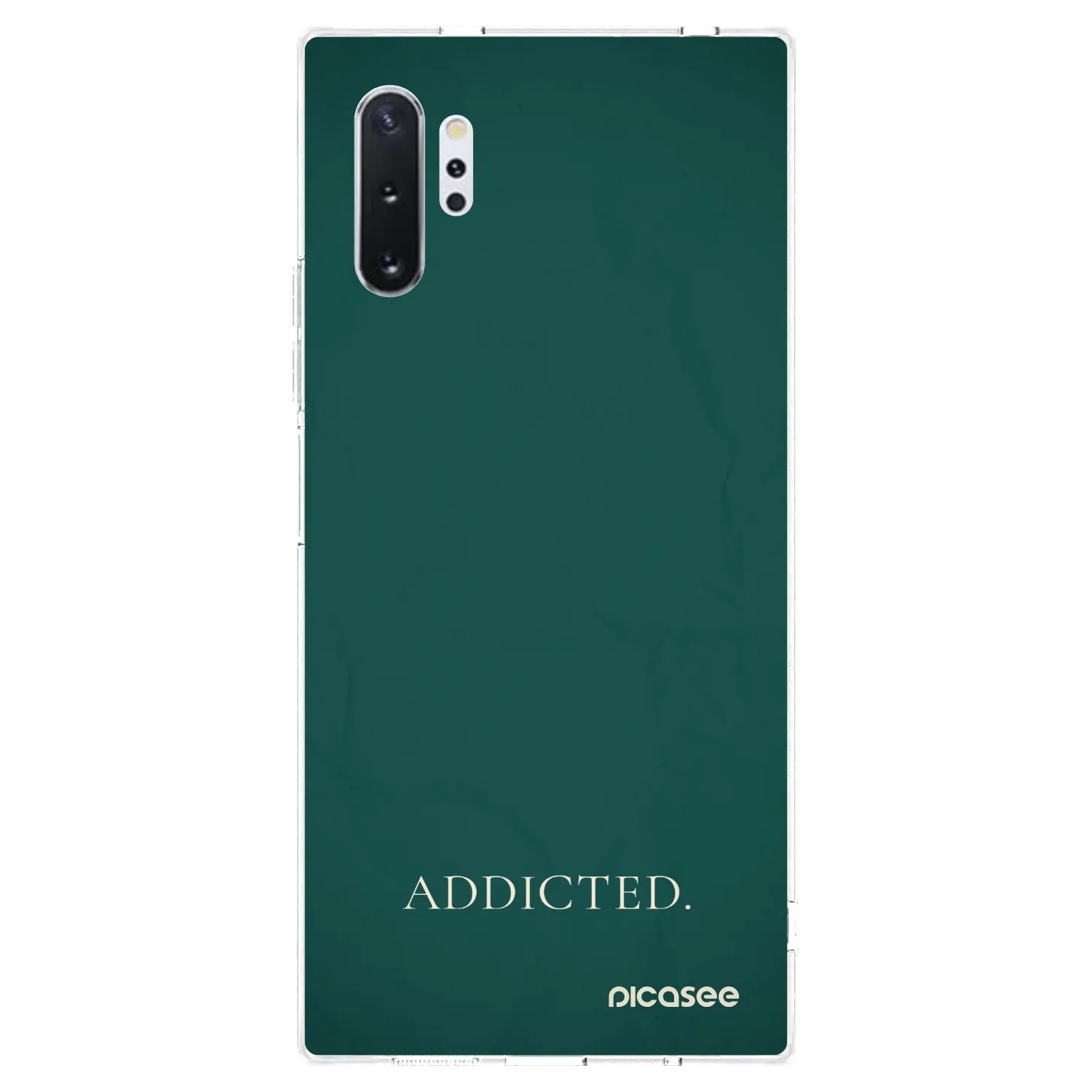 Picasee silikonový průhledný obal pro Samsung Galaxy Note 10+ N975F - Addicted