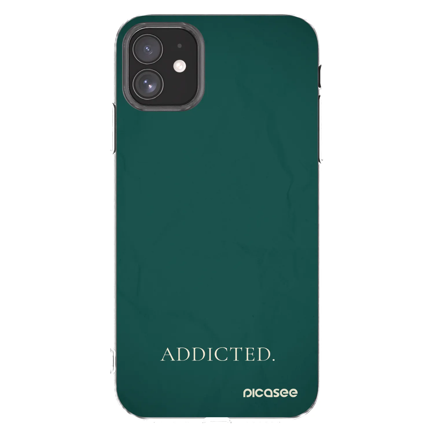 Picasee silikonový průhledný obal pro Apple iPhone 11 - Addicted