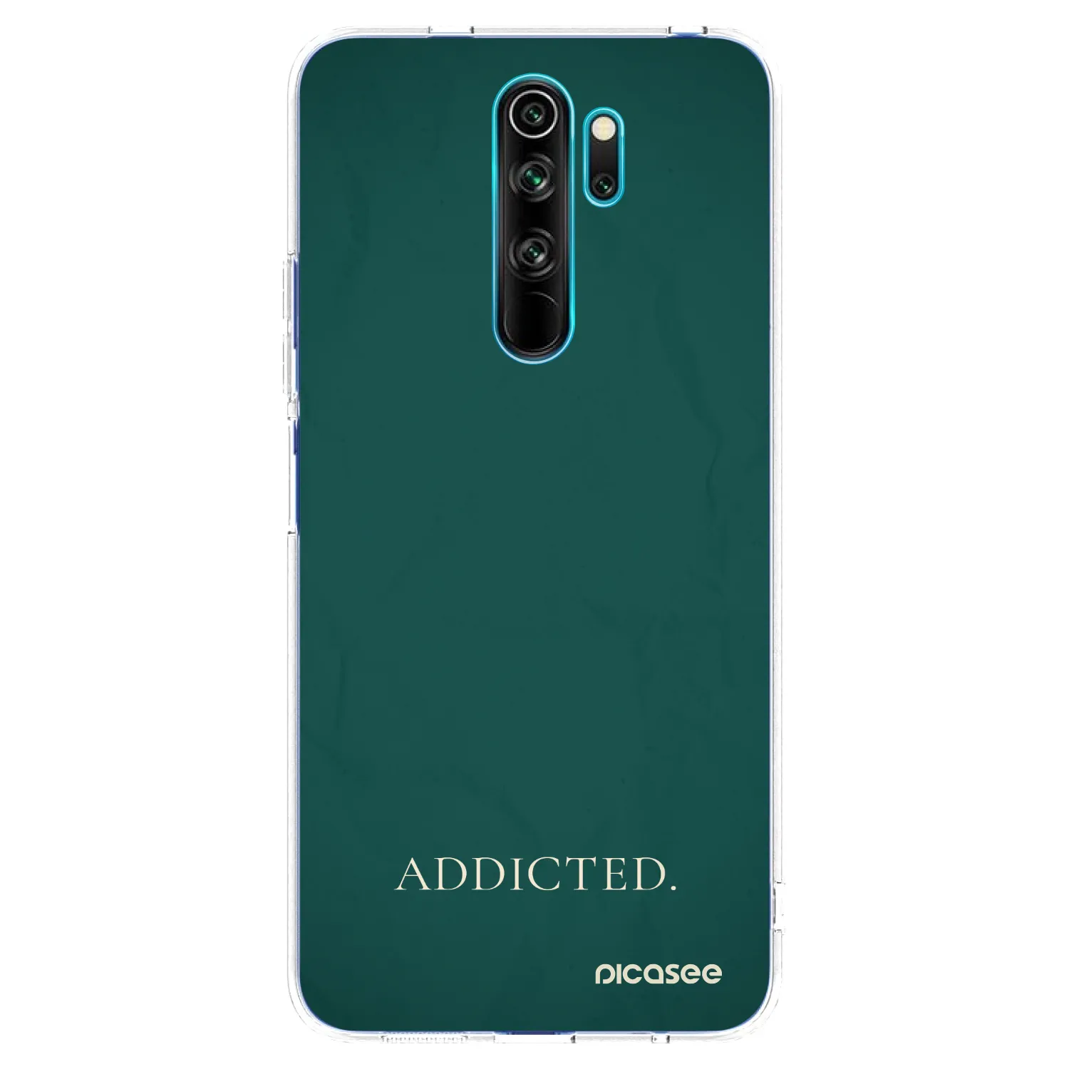 Picasee silikonový průhledný obal pro Xiaomi Redmi Note 8 Pro - Addicted