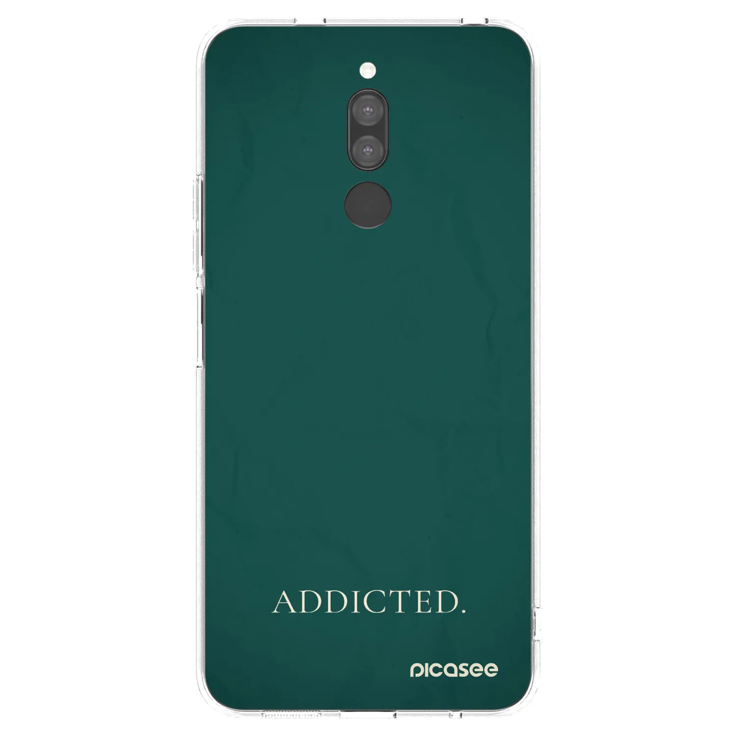 Picasee silikonový průhledný obal pro Xiaomi Redmi 8 - Addicted