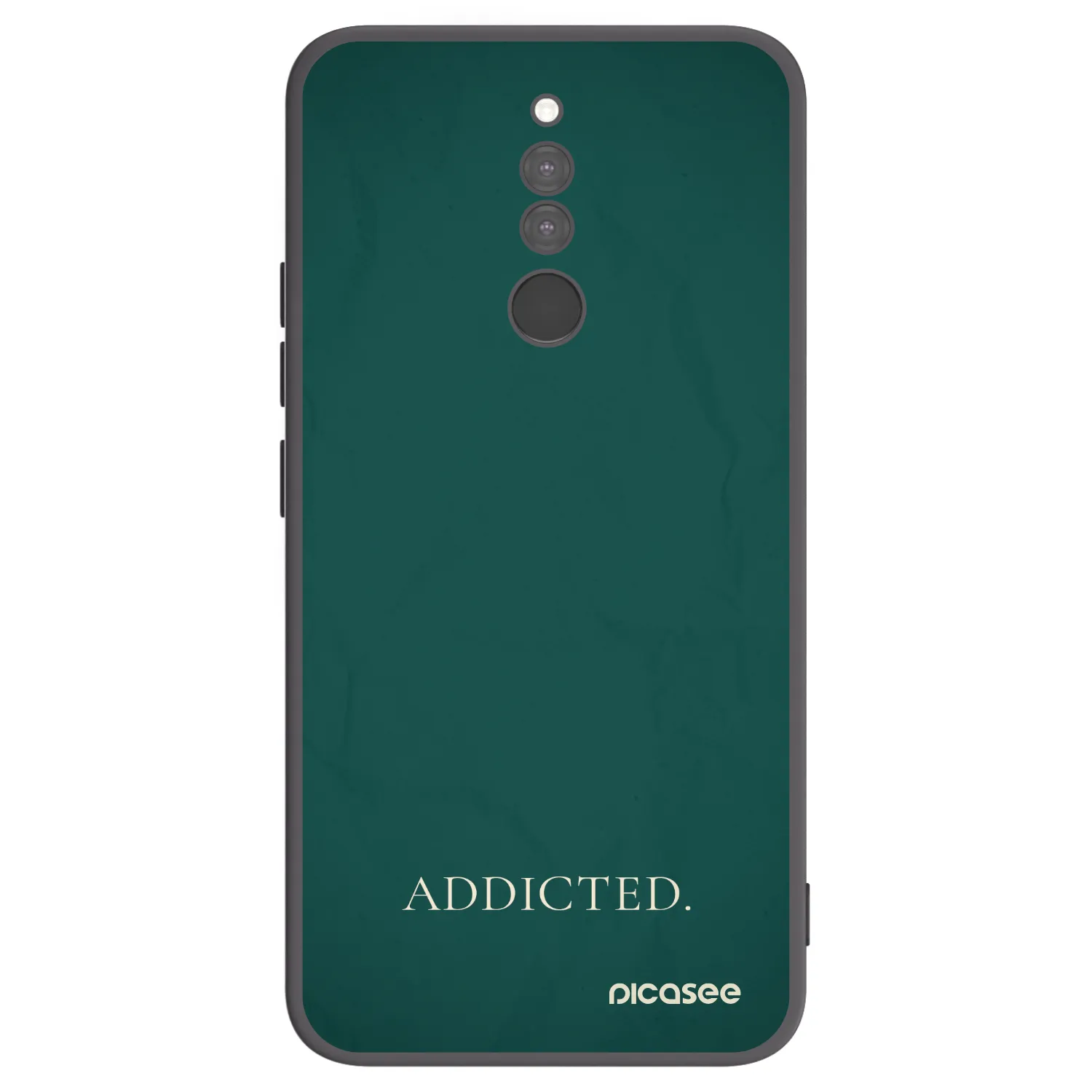 Picasee silikonový černý obal pro Xiaomi Redmi 8 - Addicted