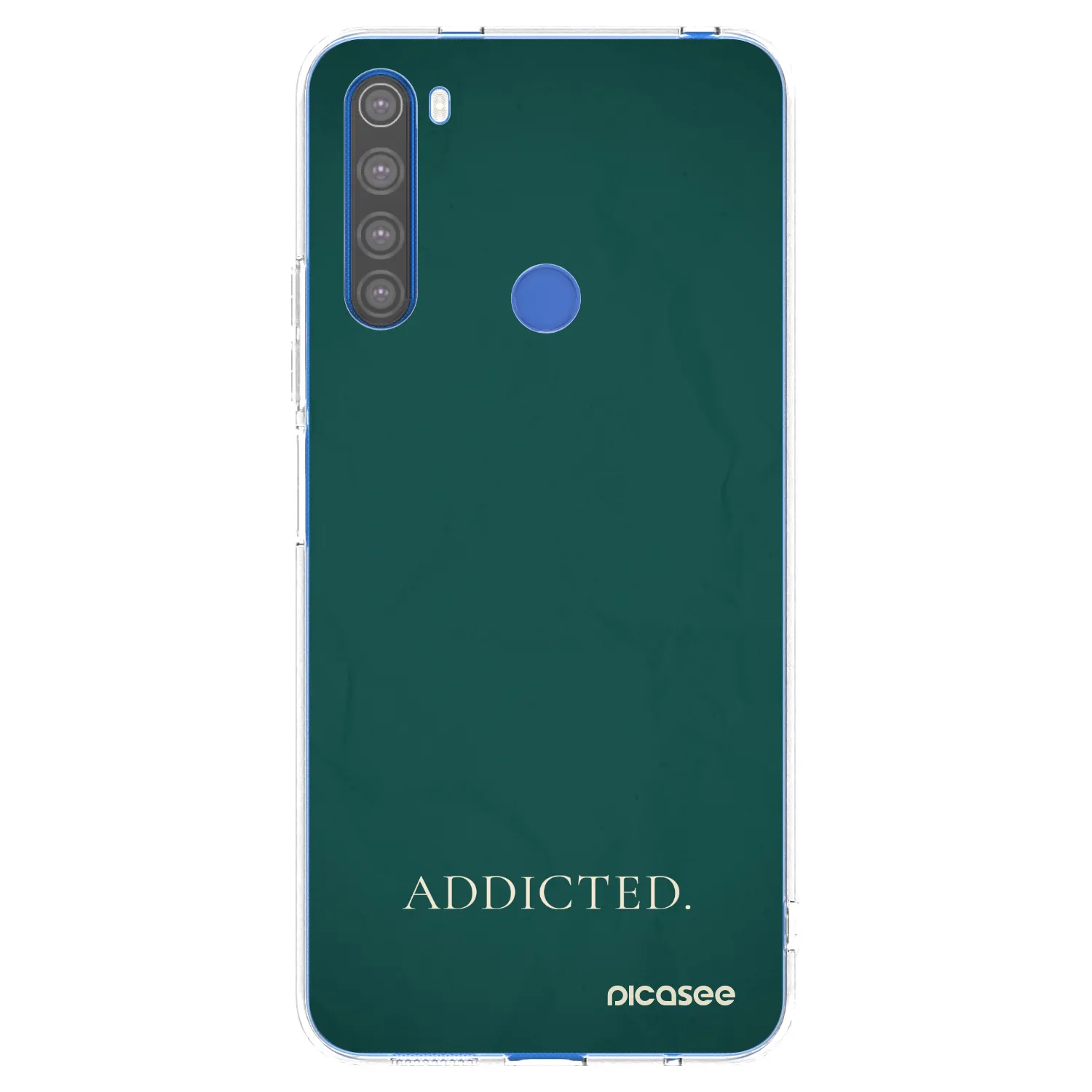 Picasee silikonový průhledný obal pro Xiaomi Redmi Note 8T - Addicted